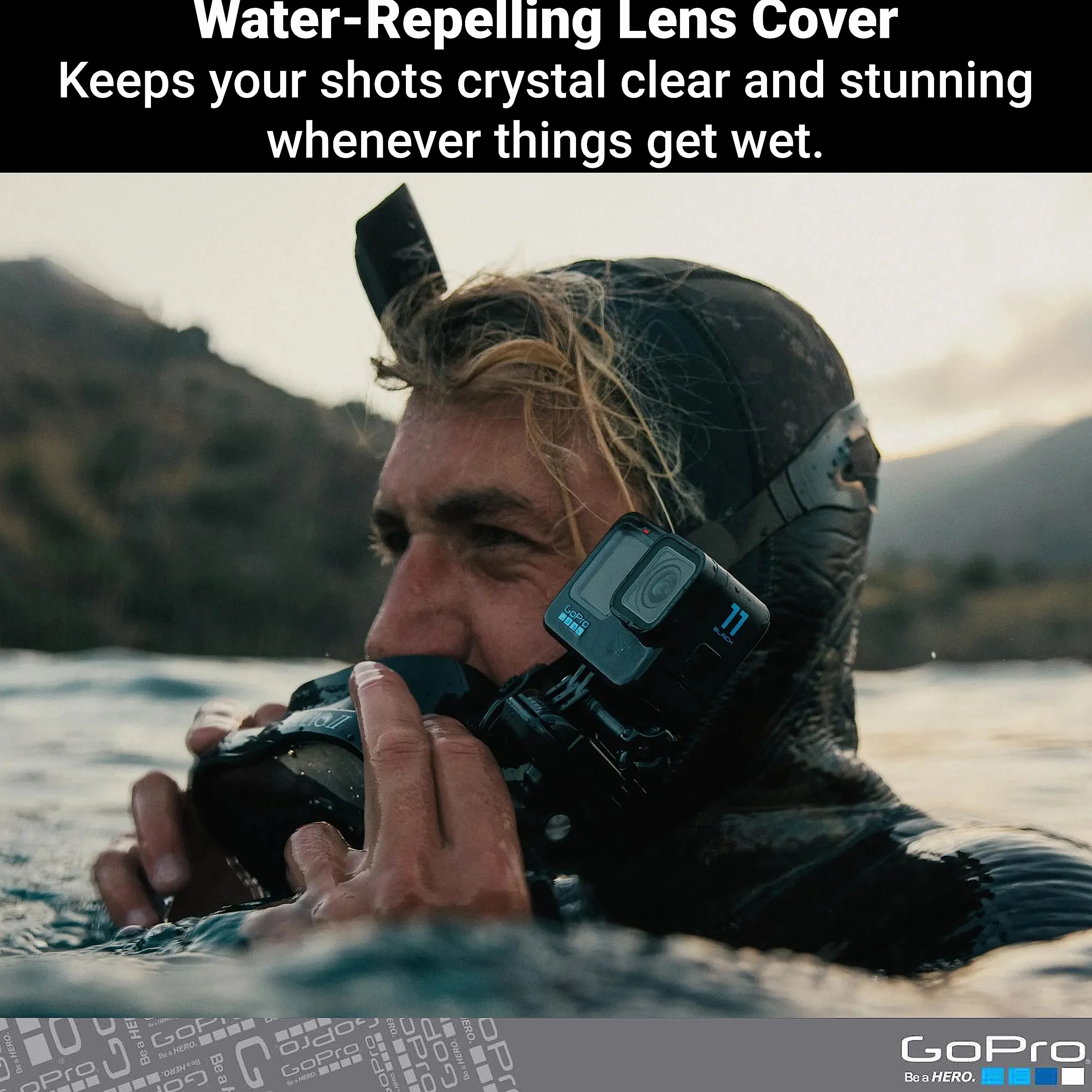 GoPro HERO11 Black - Emballage E-Commerce - Caméra d'action étanche avec vidéo Ultra HD 5,3K60, photos 27MP, capteur d'image de 1/1,9 pouces, Live-Streaming, Webcam, Stabilisation (Reconditionné)