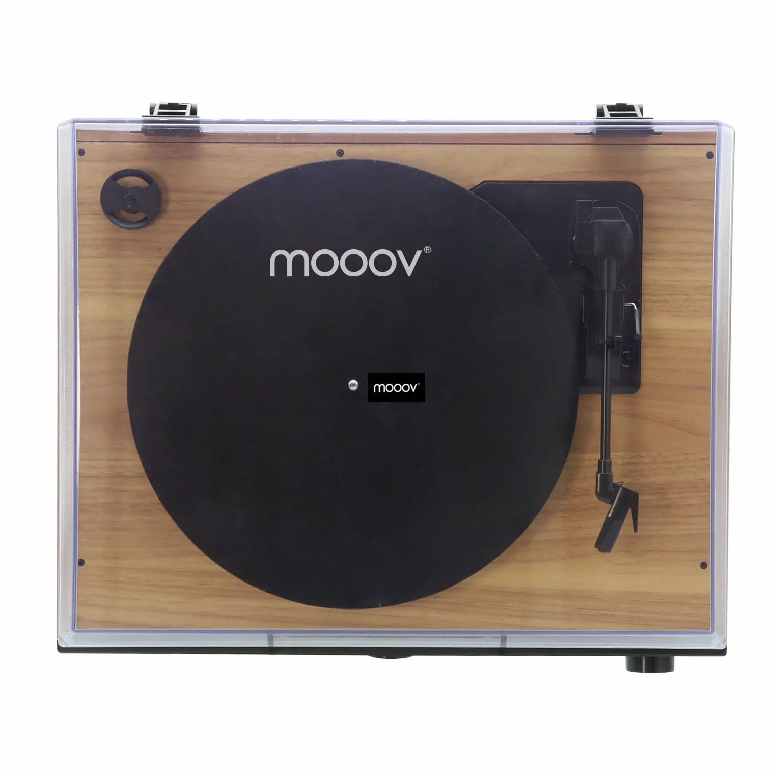 Mooov Micro-chaîne HiFi Radio CD Platine Vinyle 33 45 78 Tours Bluetooth