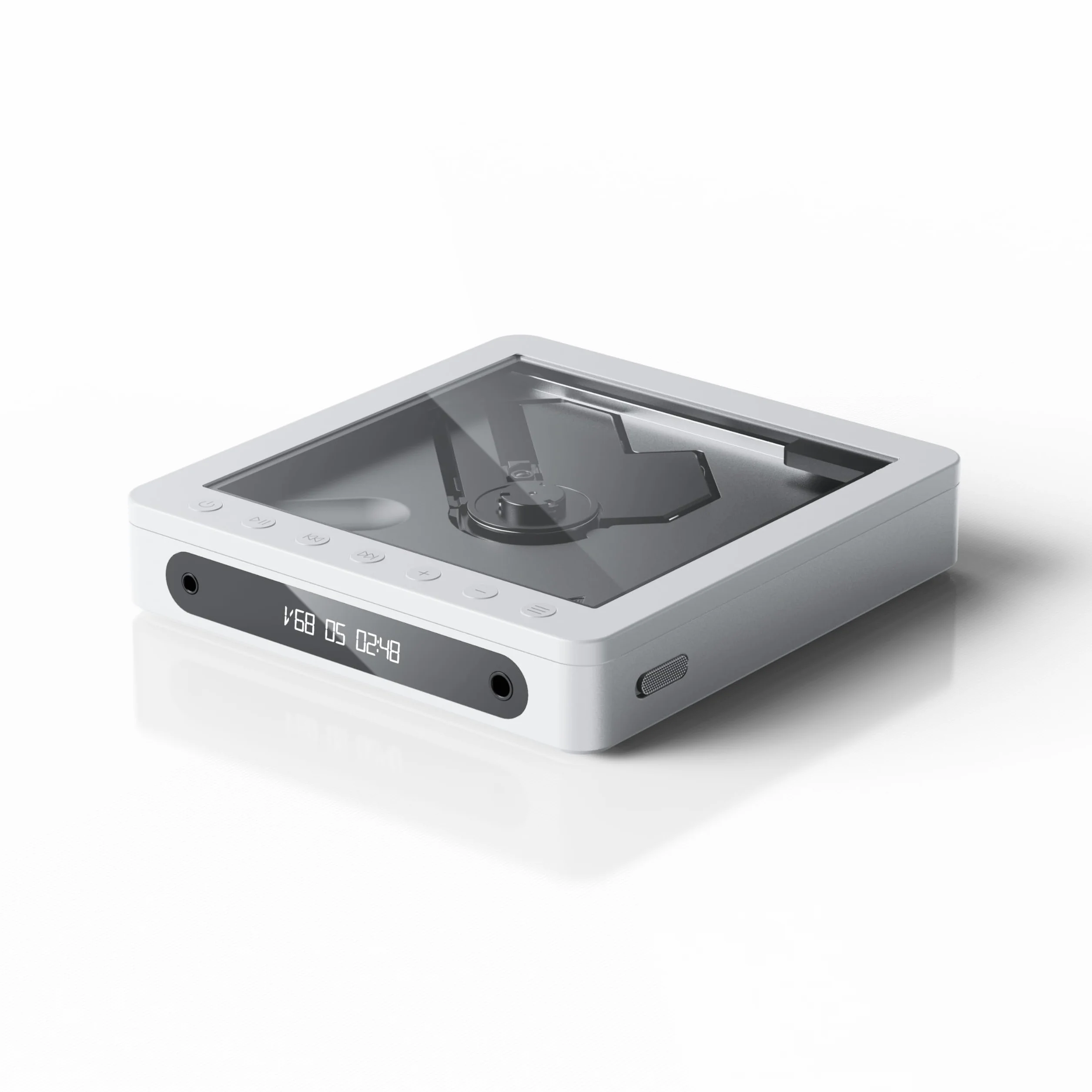 FiiO DM13 Lecteur CD stéréo Portable Multifonction avec Batterie Longue durée, Prend en Charge la déchirure USB, Sorties optiques/coaxiales/3,5 mm/4,4 mm (Bluetooth Transparent)