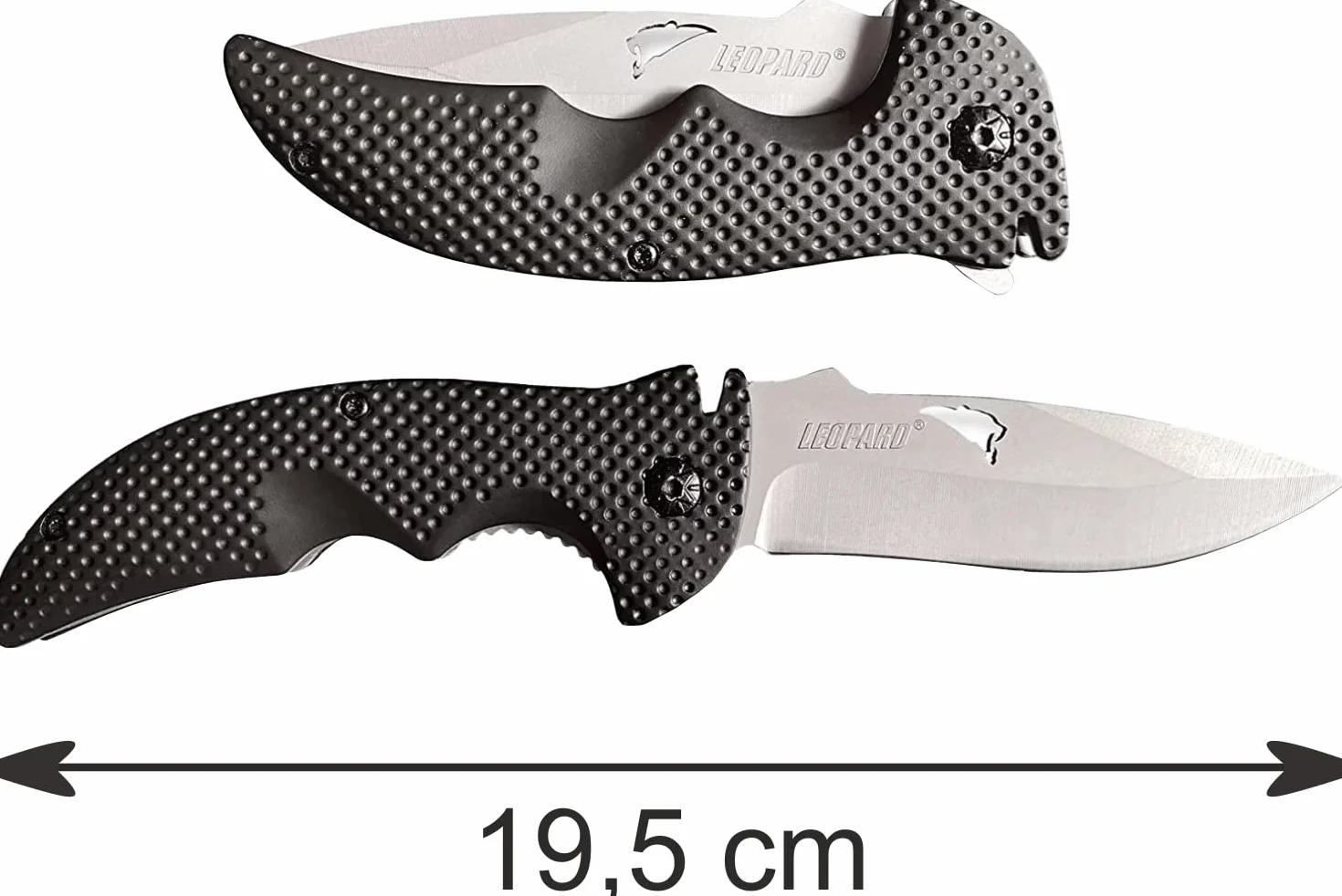 Couteau Pliant Personnalisé Prénom Gravé LEOPARD - Cadeau Homme Anniversaire Fête des Pères Noël