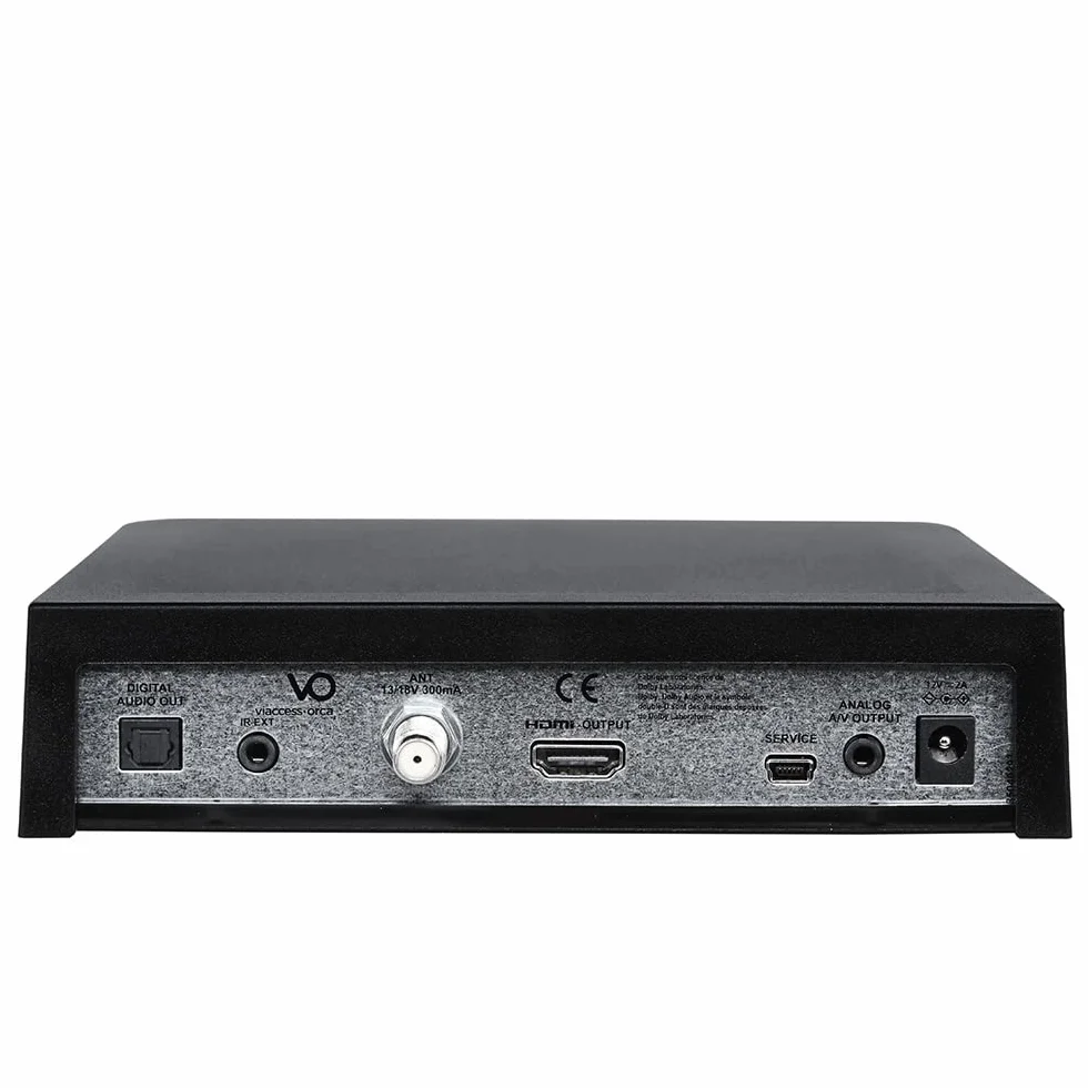 D2 Diffusion Daewoo Décodeur Satellite DVB S/S2 - TNT Sat - avec Carte d'abonnement Incluse - Dolby Digital Plus - AC3 - Tuner - EPG - avec télécommande