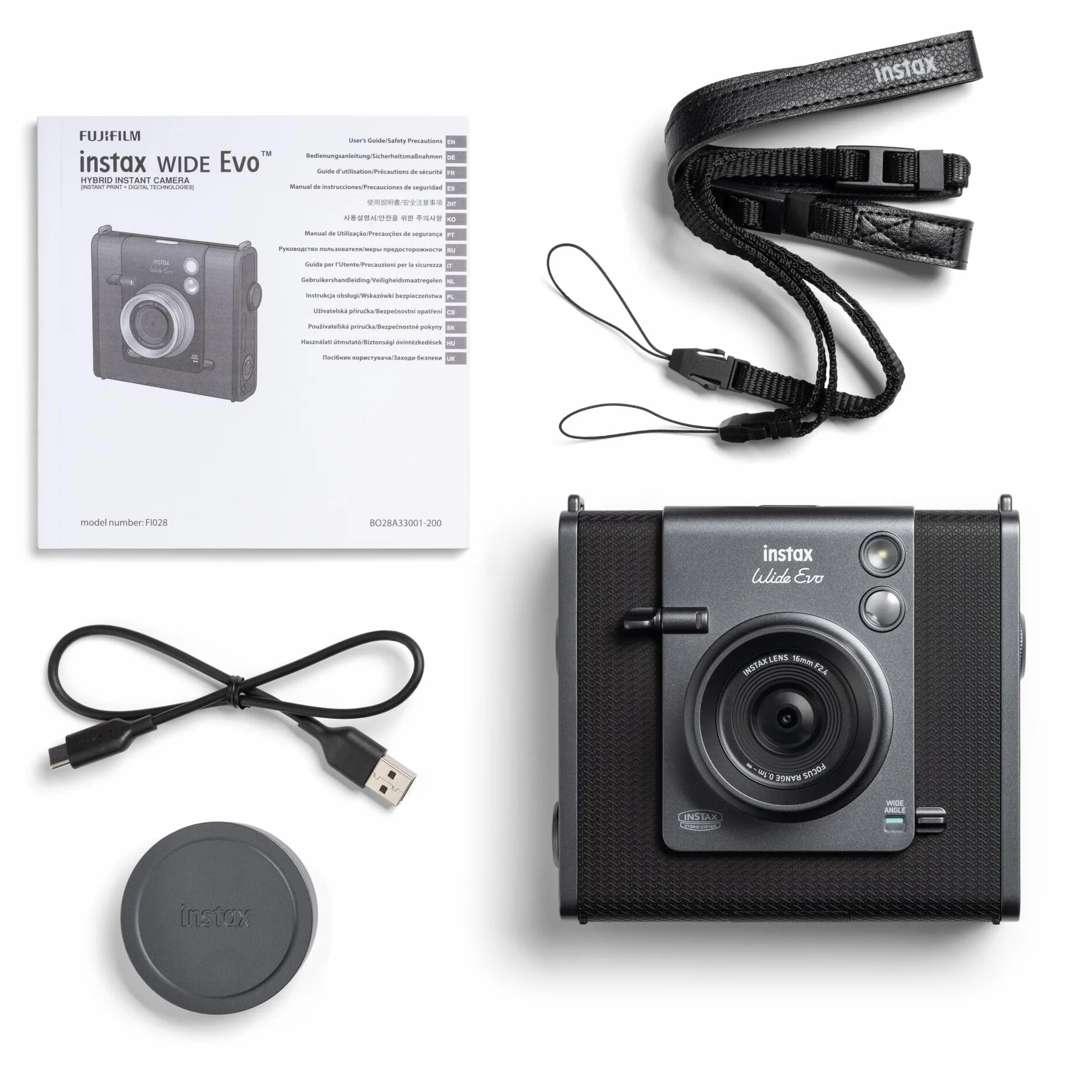 INSTAX Wide Evo Appareil Photo et imprimante instantanée 2-en-1