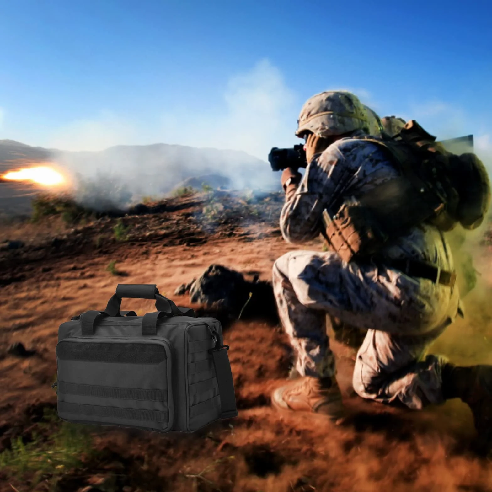 Sac d'arme Tactique Multifonctionnel étanche pour Chasse et Sport