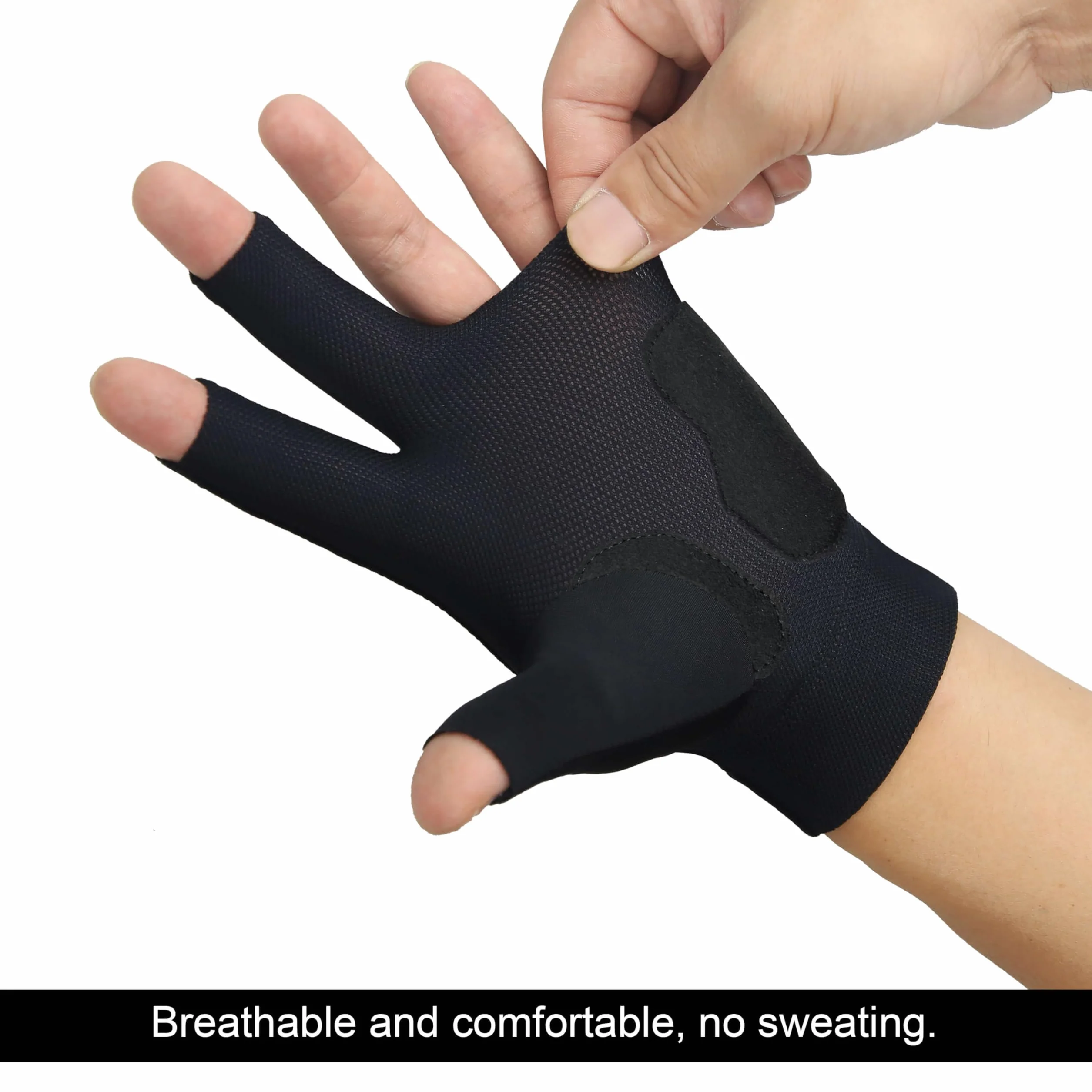 Gants de Billard Respirants à séchage Rapide pour Tir