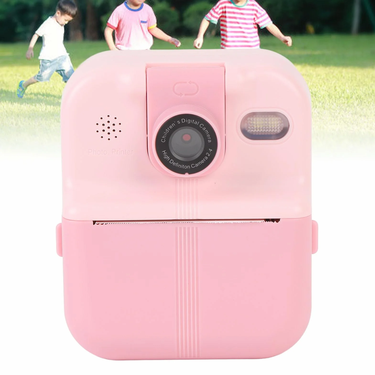 Appareil Photo à Impression Instantanée 48 MP HD, Écran IPS 2,4 Pouces, Objectif Intégré, Idéal pour Selfies et Souvenirs