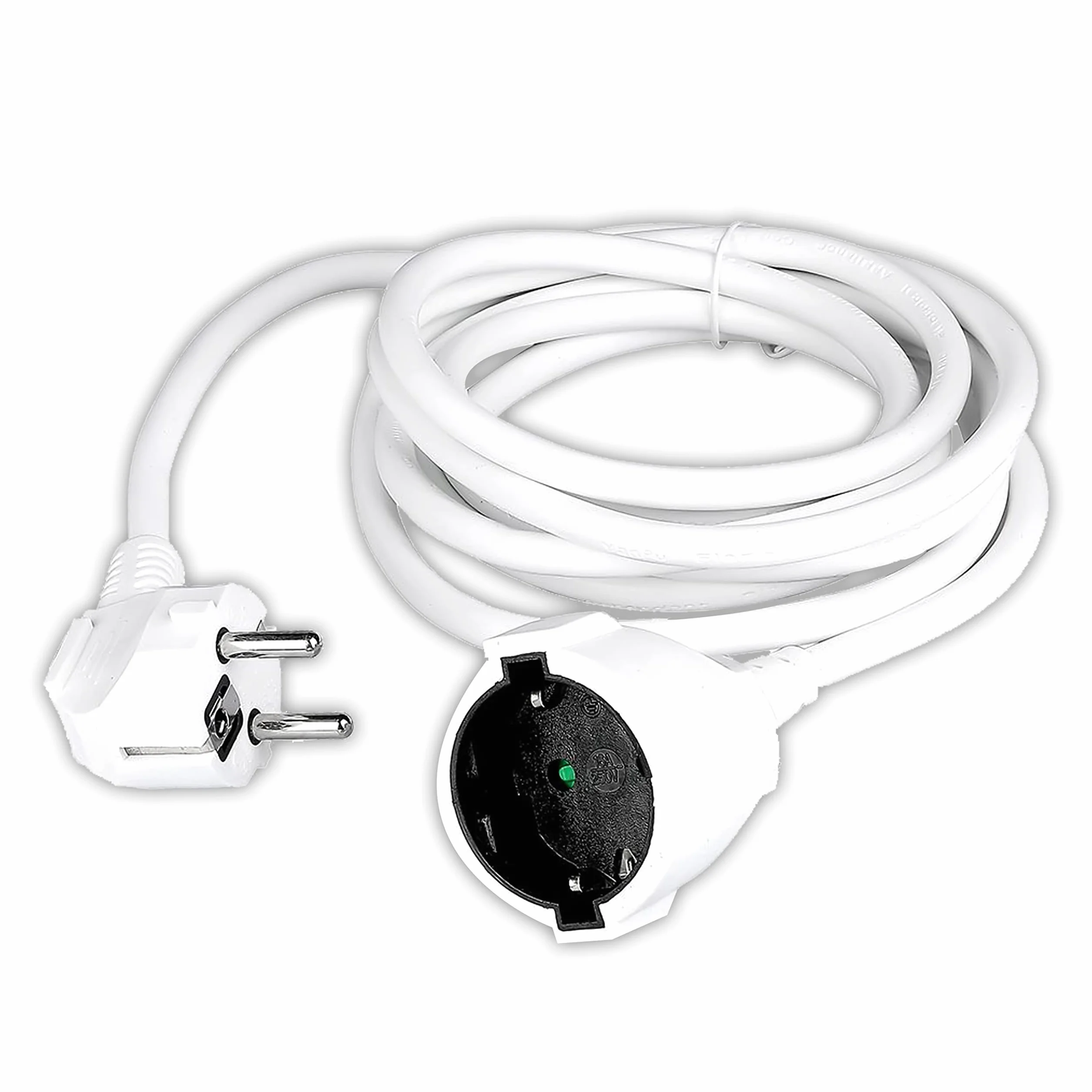 V-TAC Rallonge Électrique 5 MÈTRES - Prise Shuko - Prolongateur Électrique de Câble pour la Maison, Le Bureau, Le Magasin, Le Travail - Super résistante - Charge maximale 3680W