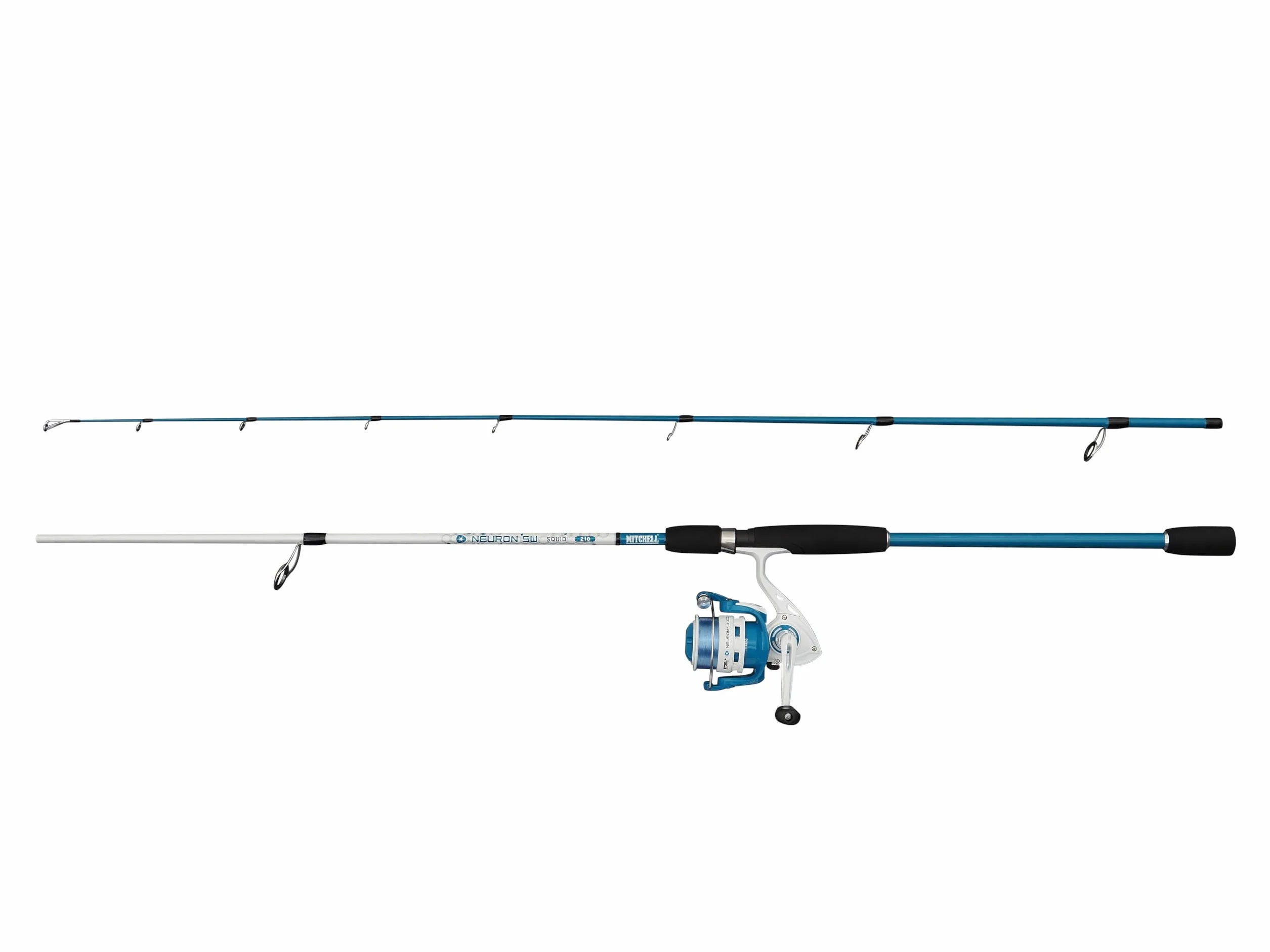 Mitchell Neuron SW II Ensemble canne et moulinet pêche calmar mer 3000 2,10m 10-30g