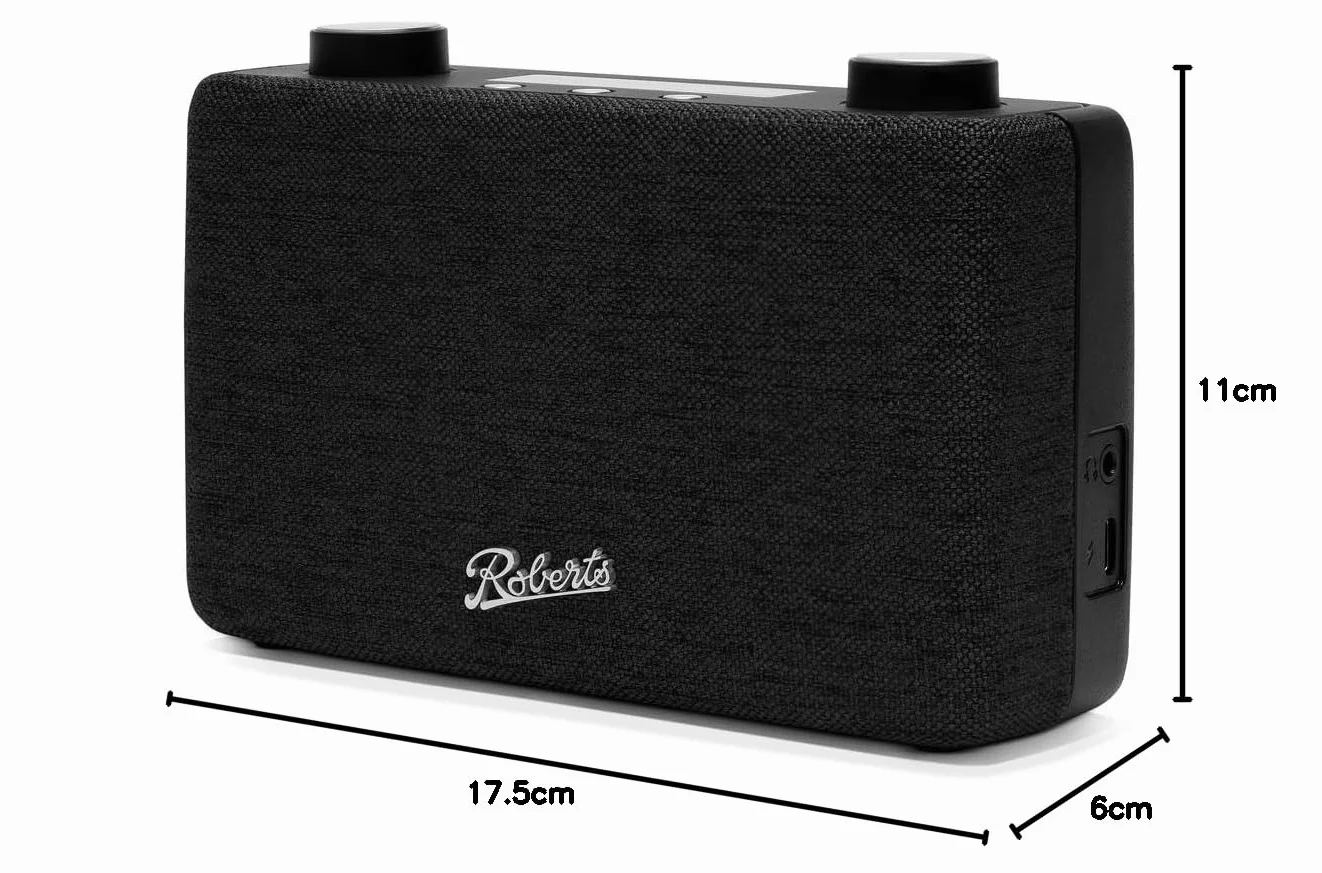 Roberts PLAY11 Noir DAB+/FM Radio Portable