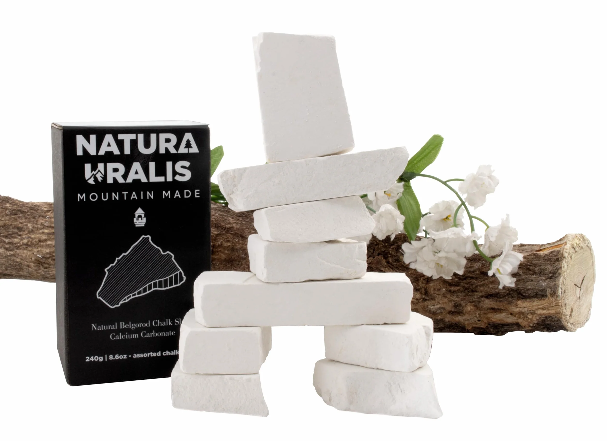 Natura Uralis Prime Belgorod Dalles de Craie 240g Craie Blanche
