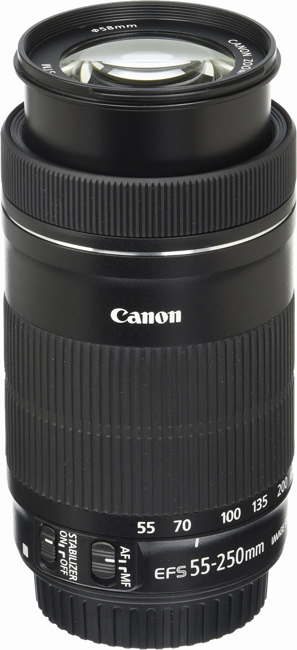 Canon EF-S 55-250mm Objectif Noir