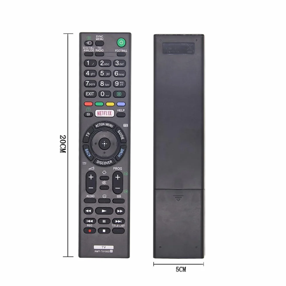 Remplacement telecommande Universelle Sony RMT-TX100D pour Sony Bravia TV RMT-TX200E RMT-TX300E RMT-TX102D RMT-TX101J