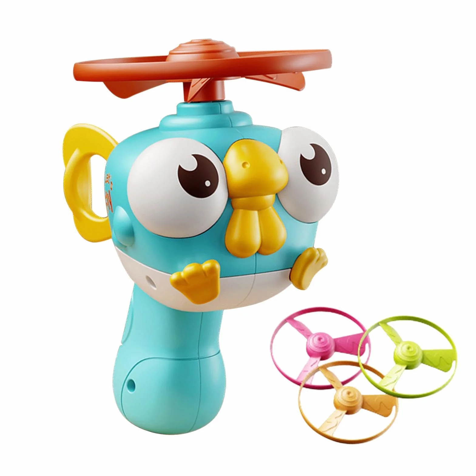 Flying Saucer For Kids - Interactive Catching Outdoor Activity, High-Flying Spinner Disc Launcher