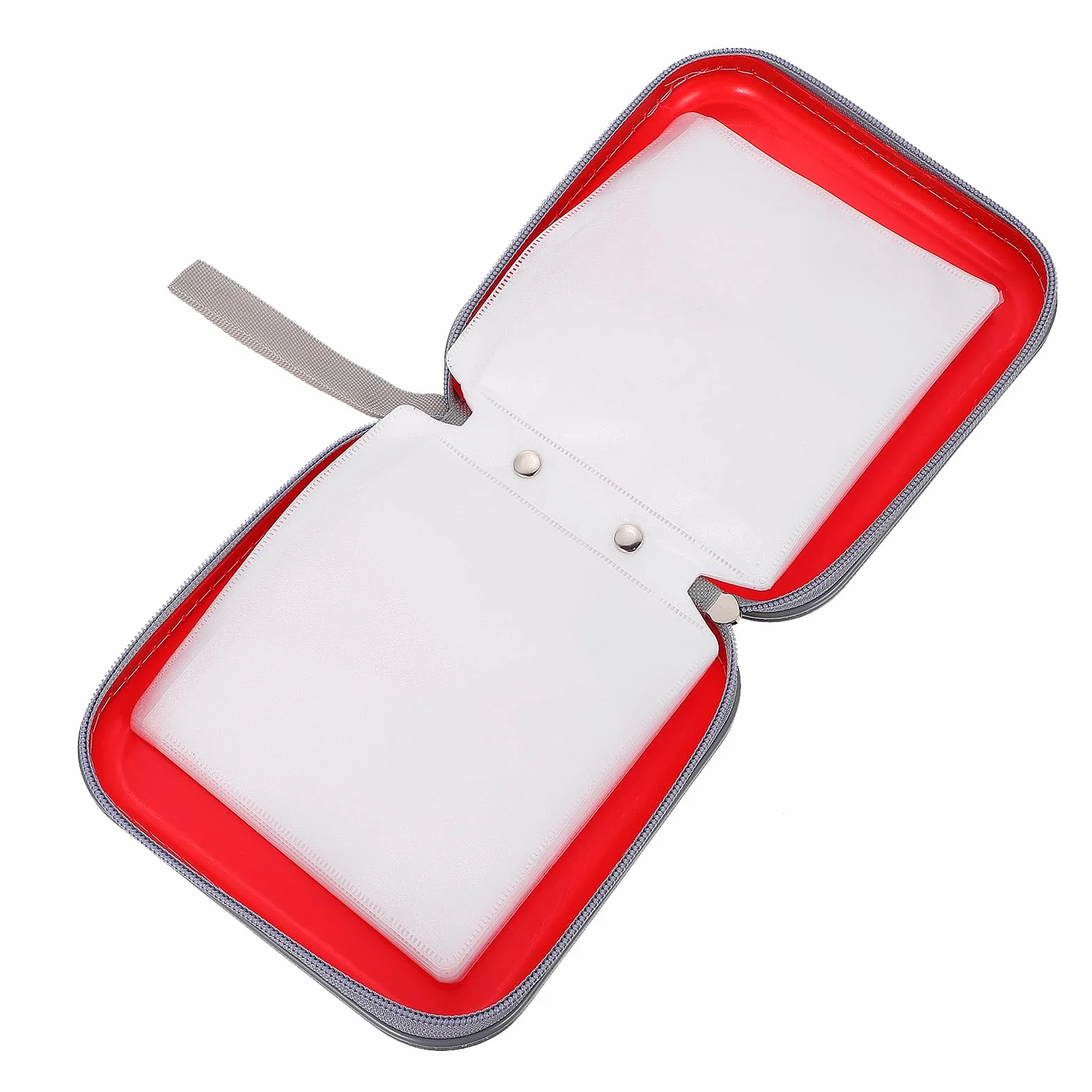 SUPVOX 40 De CD Organisateur De Support De DVD Pochette DVD Portefeuille Étui CD DVD Cas Vcd Livret D'album Porte-Disque Portable Éva - Pochette CD Auto Plastique Boîte De Support
