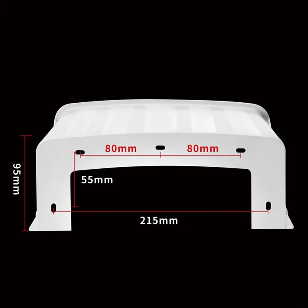 Feegow Protection pour caméra de sécurité, protection extérieure en plastique, résistant aux intempéries, protection contre le soleil, toit de protection pour caméra de sécurité (1 pièce)