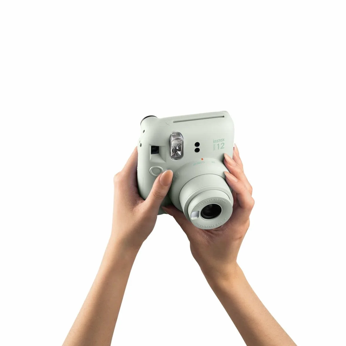 instax Mini Appareil Photo instantané 12, Exposition Automatique avec Objectif Selfie intégré, Vert Menthe
