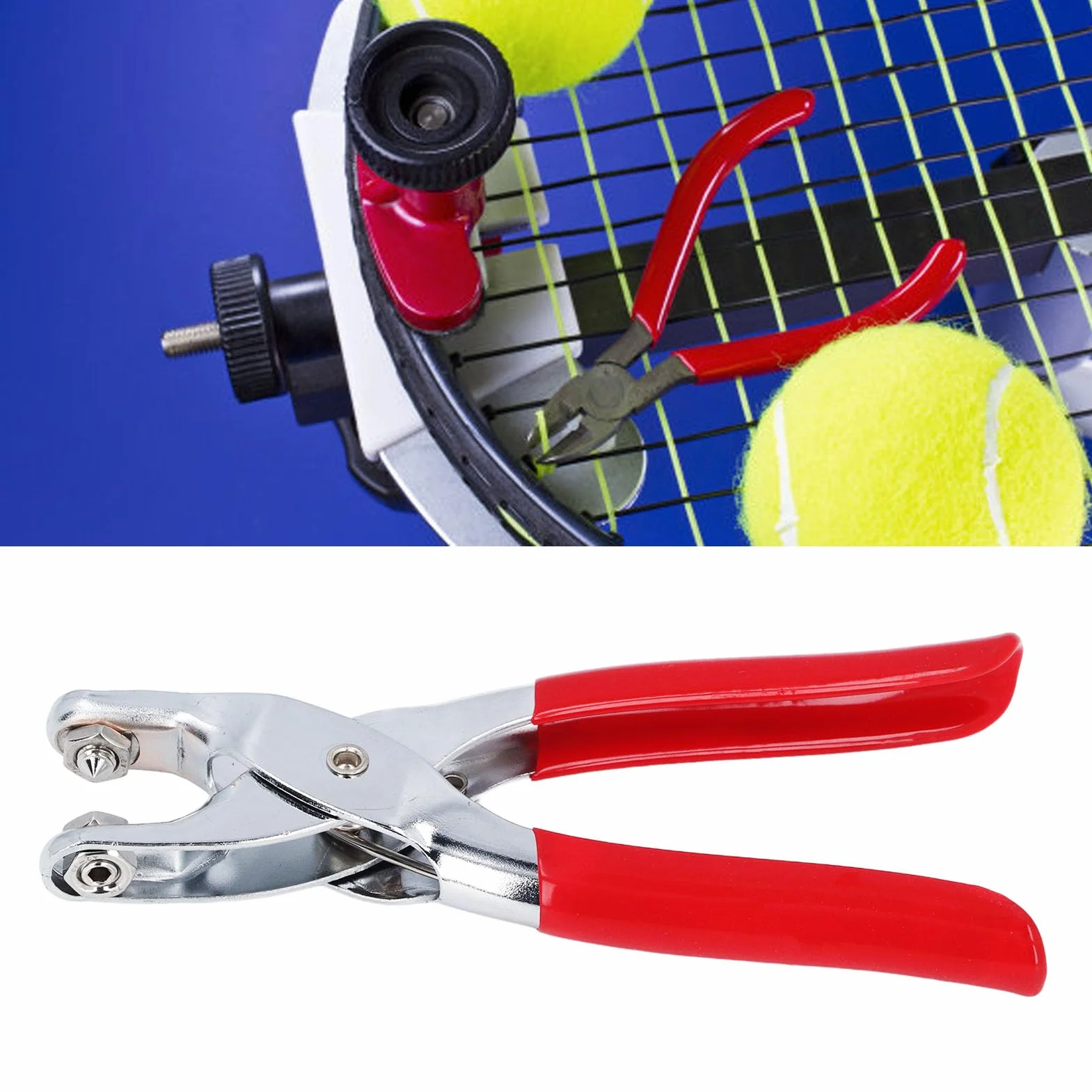 Pince à œillets de Raquette 4 en 1 Portable pour Réparation de Badminton