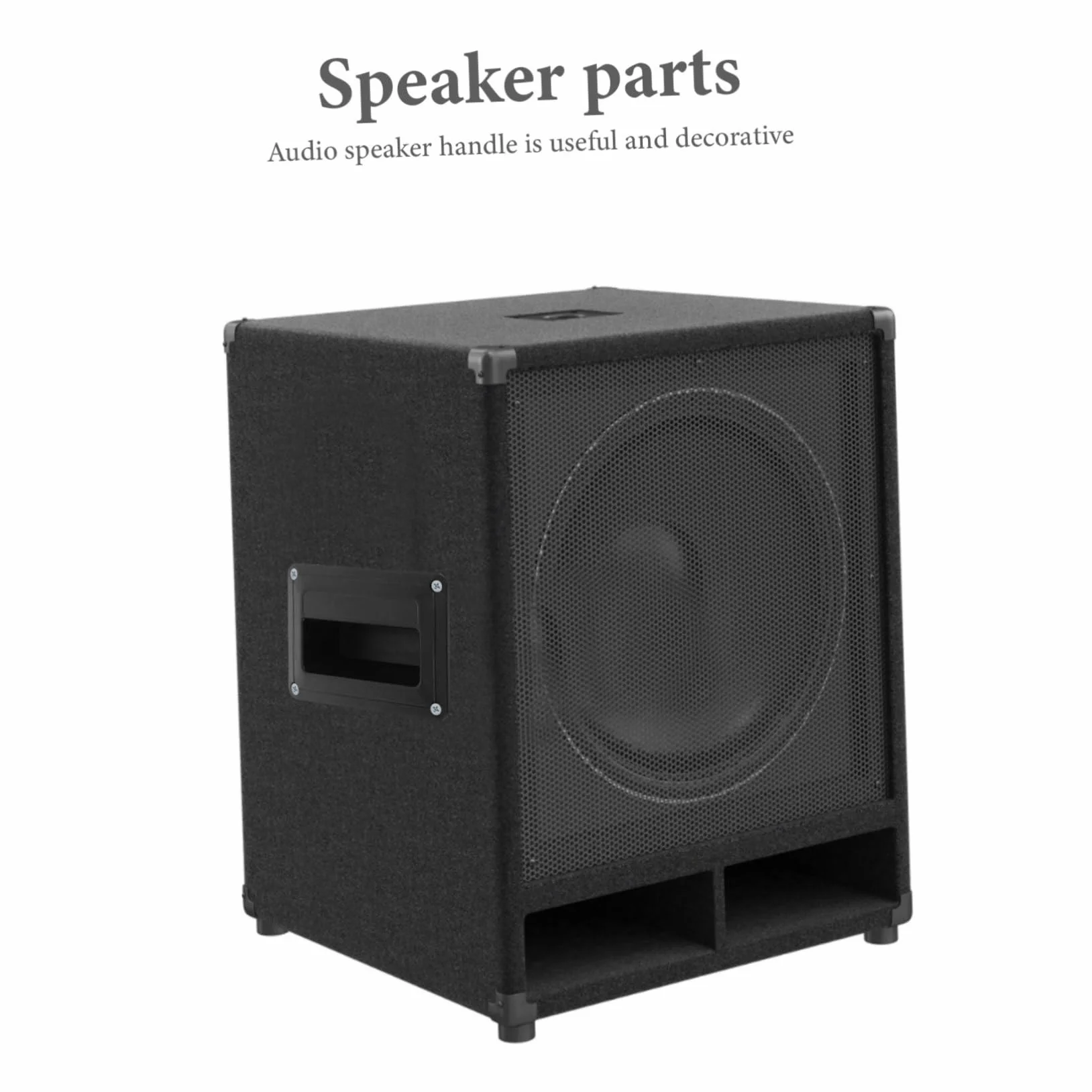 Gadpiparty 4pièces Poignées Latérales Encastrées Plastique pour Enceintes Audio Lot de Design Simple Et Pratique Accessoires De Remplacement pour Transport Sécurisé des Haut-parleurs De Scène