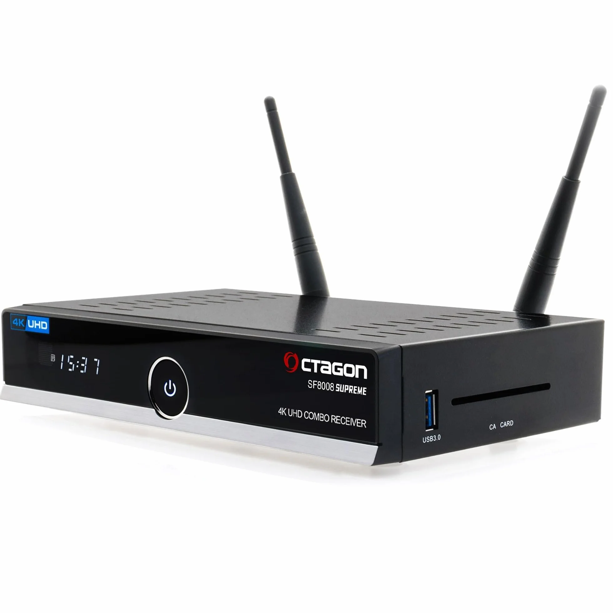 Octagon SF8008 UHD 4K Supreme Combo 500GB Disque Fixe Interne Récepteur Satellite DVB-T2 E2 Linux Define OS Enregistrement M.2 M Key Gigabit LAN Lecteur de Carte