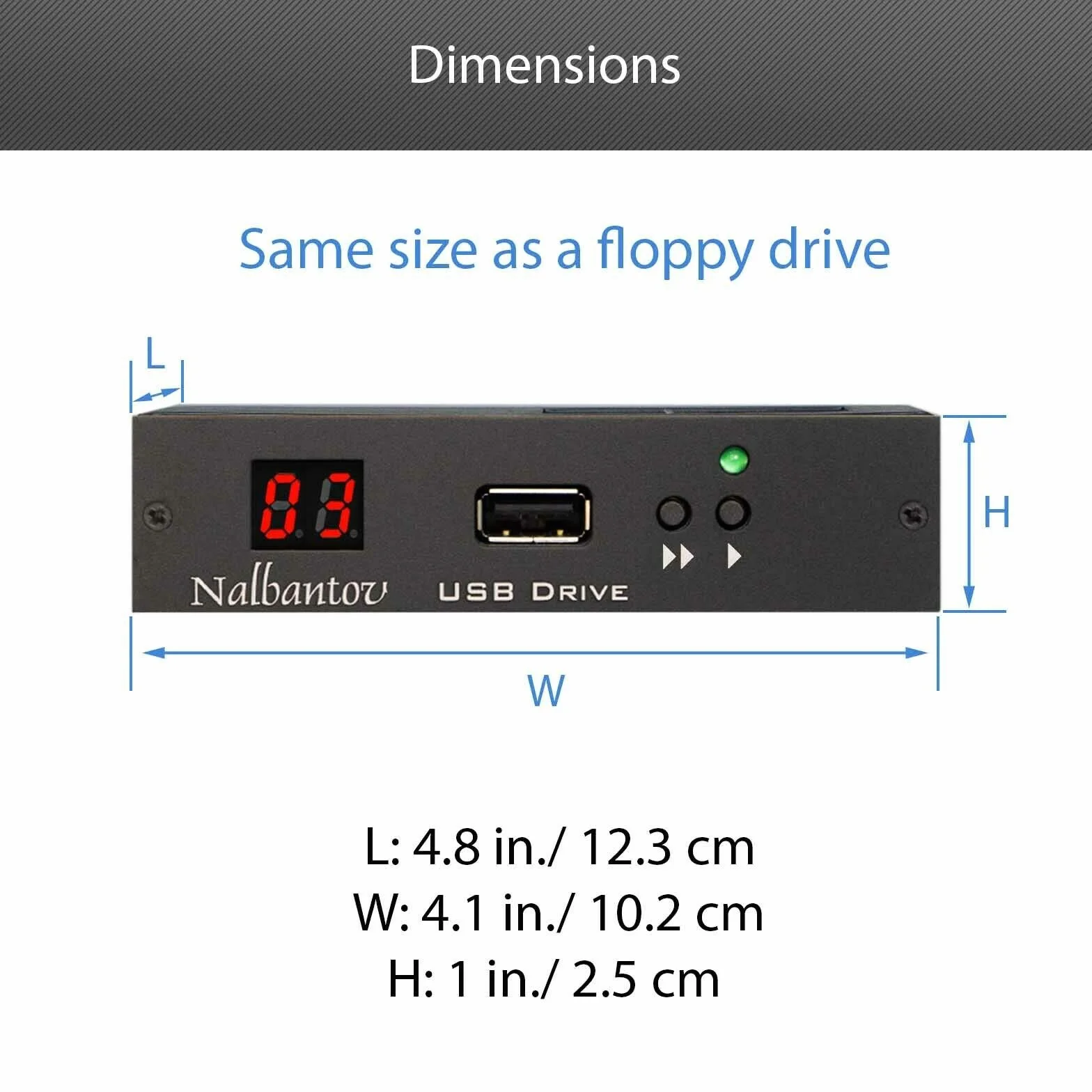 N-Drive 100 Émulateur de Lecteur de Disquette USB pour Technics KN2000 and SX-KN750