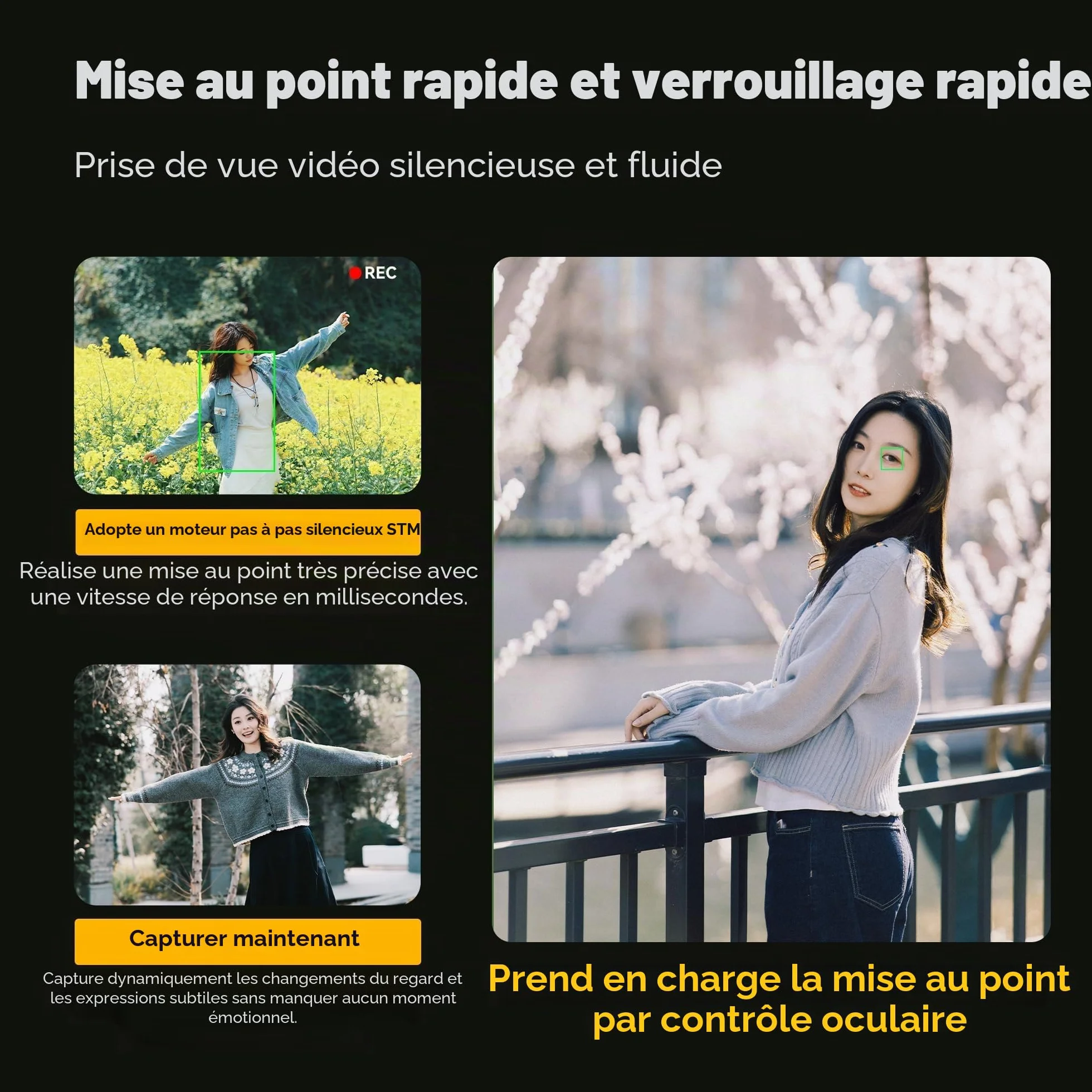 7artisans AF85mm f1.8 Objectif Automatique Portrait Plein Format Compatible avec Les appareils Photo Panasonic LUMIX S Series/Sigma série L (Noir)