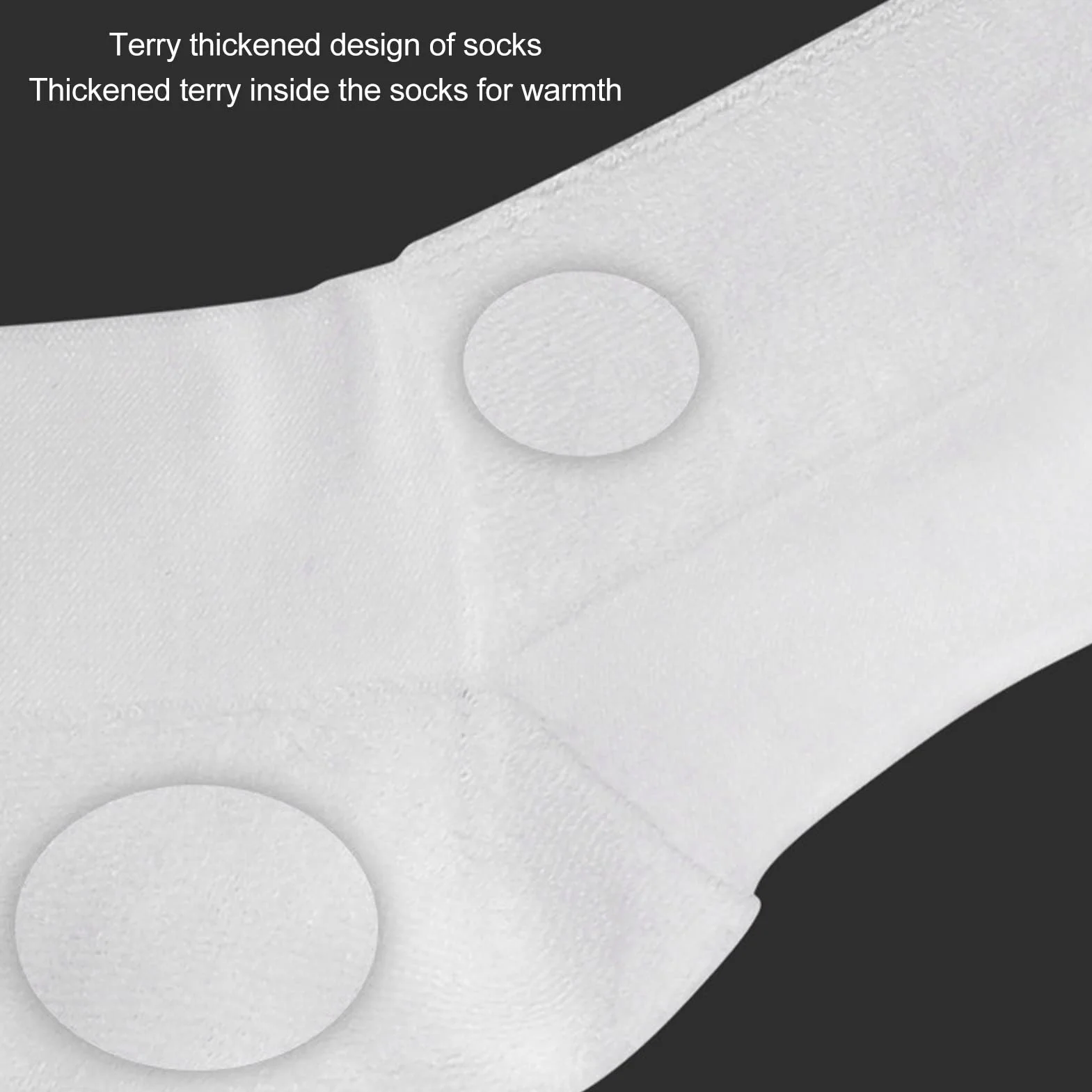 HEEPDD Chaussettes d'escrime Blanc Coton Peigné Stretch Chaud Épaissi Absorption Sueur Femmes Sabre