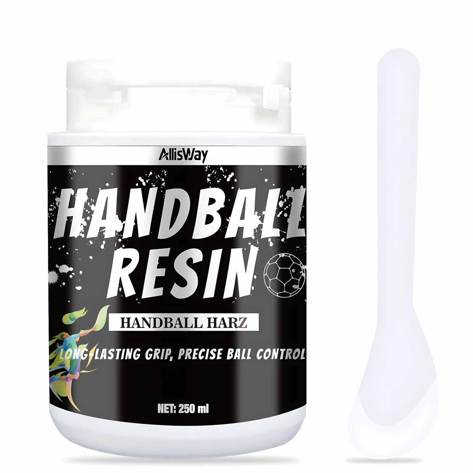 Résine Handball 250 ML Forte Adhérence Contrôle Optimal du Ballon Facile à Appliquer et à Nettoyer
