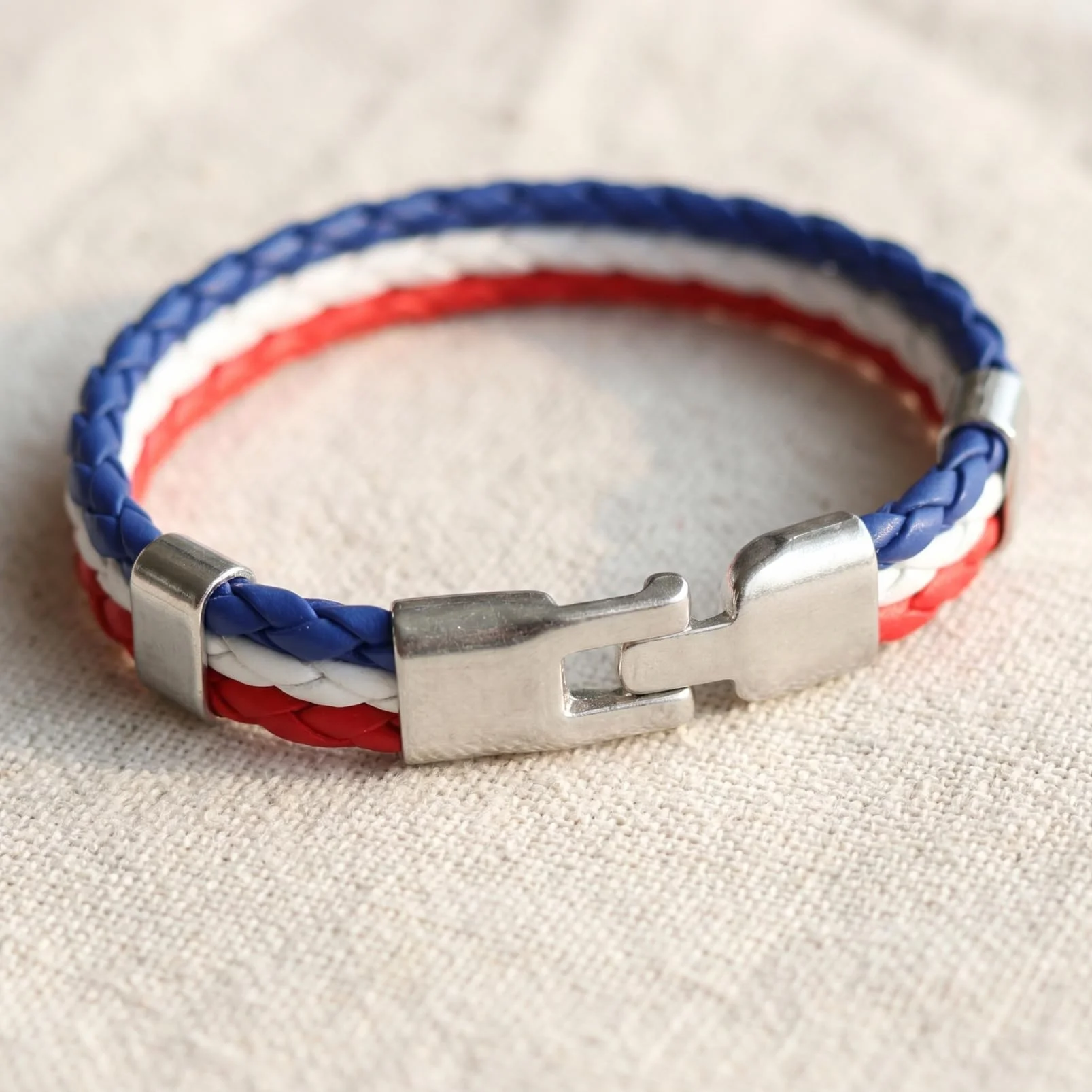 GALPADA Bracelets Pays Drapeau Match de Football Accessoires à Tisser Bijoux