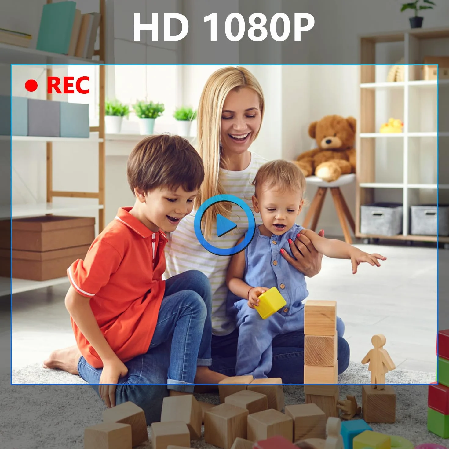 Caméra Espion Mini caméra HD 1080P Portable Caméra Cachée avec Ddétecteur de Mouvement pour la Surveillance Complète à l'intérieur et à l'extérieur