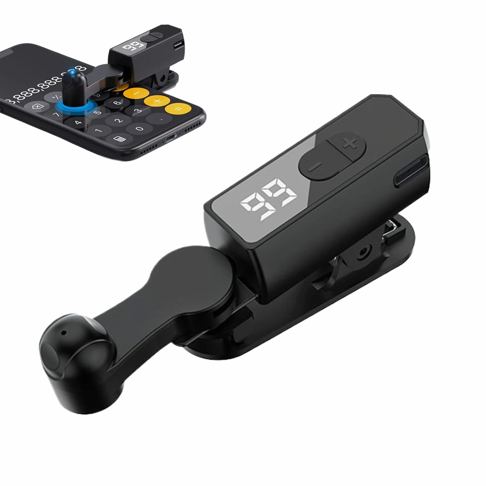 Clicker Automatique pour téléphone Portable – Tapper d'écran Automatique pour Smartphone, Doigt de Simulation réglable à 107 Vitesses pour Les diffusions en Direct, Les tâches de récompense