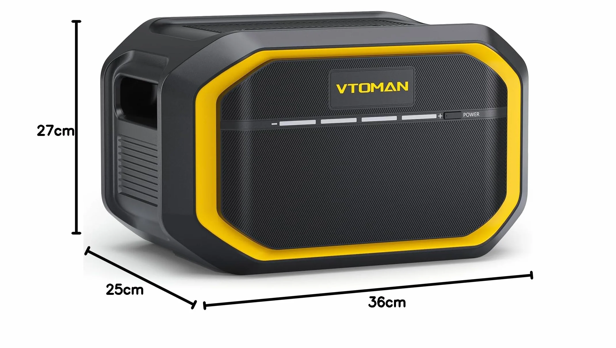 VTOMAN FlashSpeed 1500 Batterie Supplémentaire 1548Wh - pour FlashSpeed 1500/1000 Station Électrique Portable, Extensible à 3096Wh, LiFePO4 Batterie d'expansion avec Protection BMS