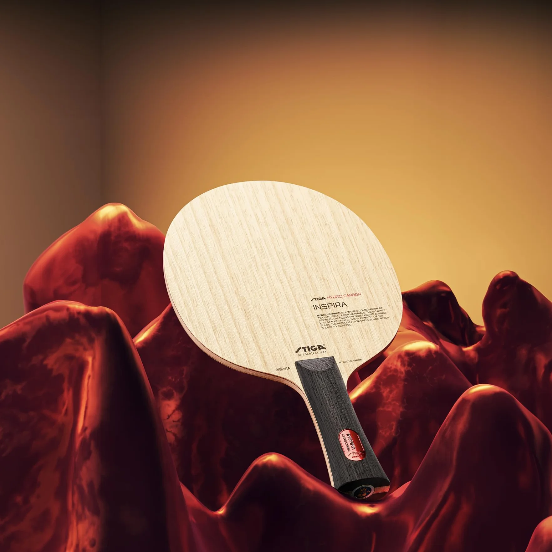 Stiga Inspira Hybrid Carbon Tennis de Table Bois