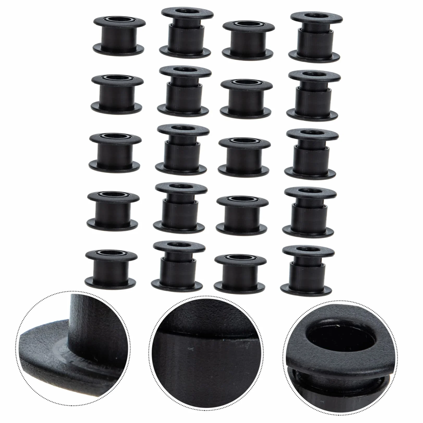 Toddmomy 10 Paires Roulements Plastique pour Table de Football