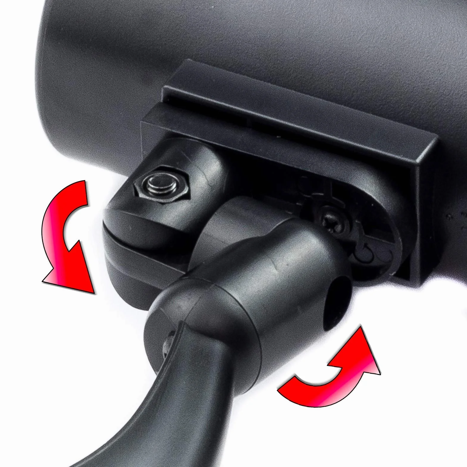 Digicharge Une Caméra Factice Fausse Dummy Caméra CCTV Sécurité Surveillance Camera Extérieur avec Rouge LED - Noir