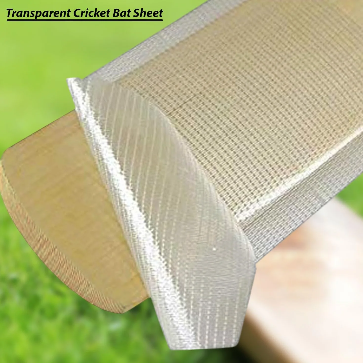Lot de 2 feuilles transparentes anti-éraflures pour batte de cricket - Protection