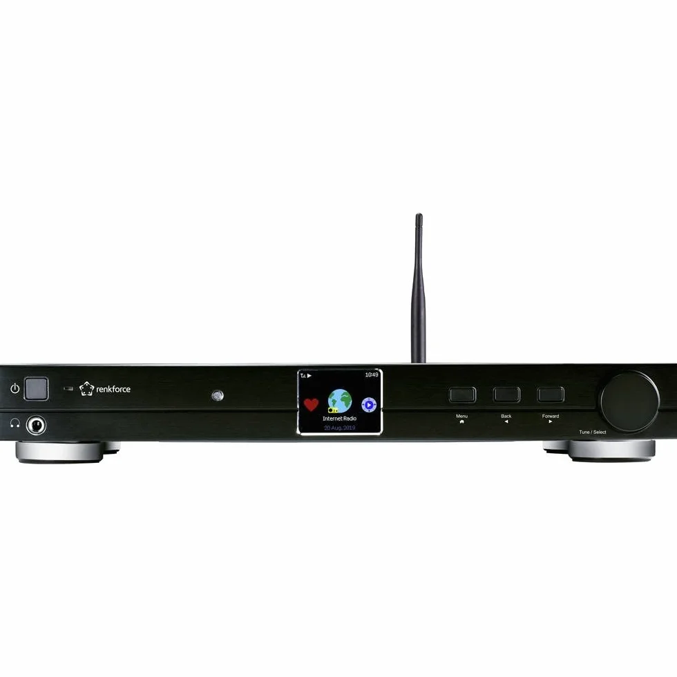 Radio Internet Renkforce RF-DAB-IR1700 WiFi, LAN, Bluetooth, DLNA Noir