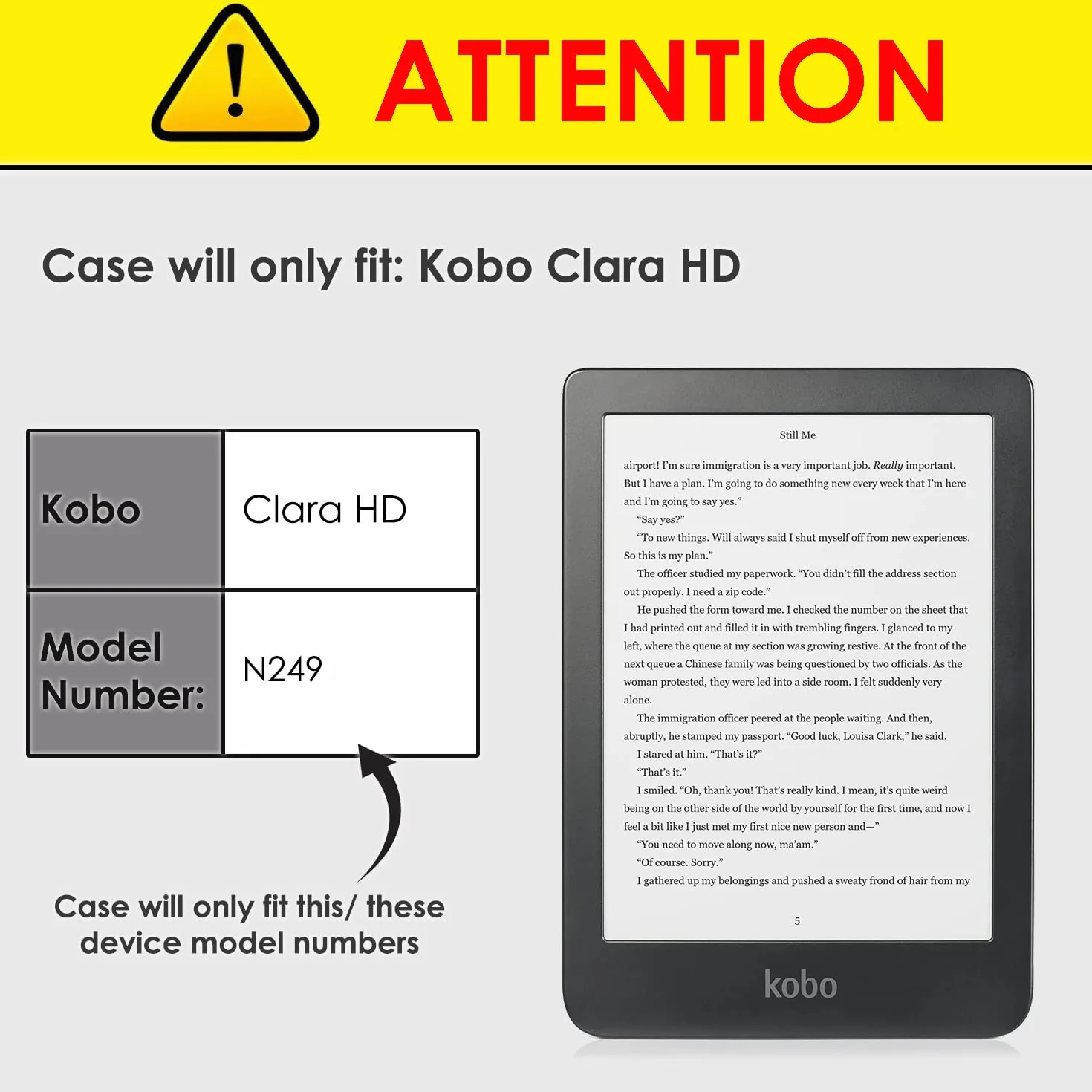 Forefront Cases Étui pour Kobo Clara HD (Modèle:2018) - Étui de Support Pliant (Style Pliable) - Mince et Léger, Fonction Automatique Veille/Réveil Intelligente Coque pour Kobo Clara HD - Bleu Foncé