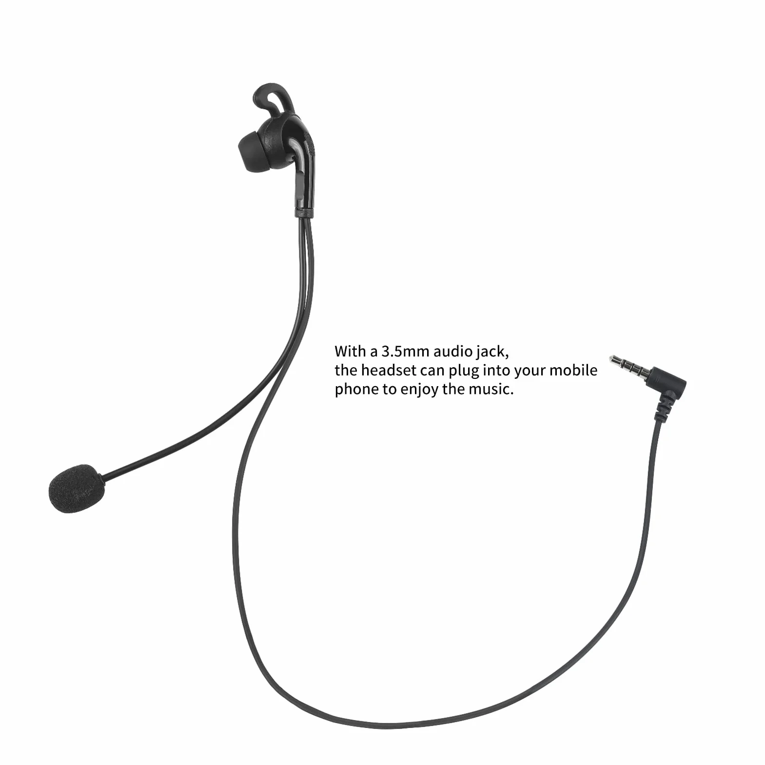 Casque D'arbitre avec Microphone écouteurs pour Arbitres de Football Handball