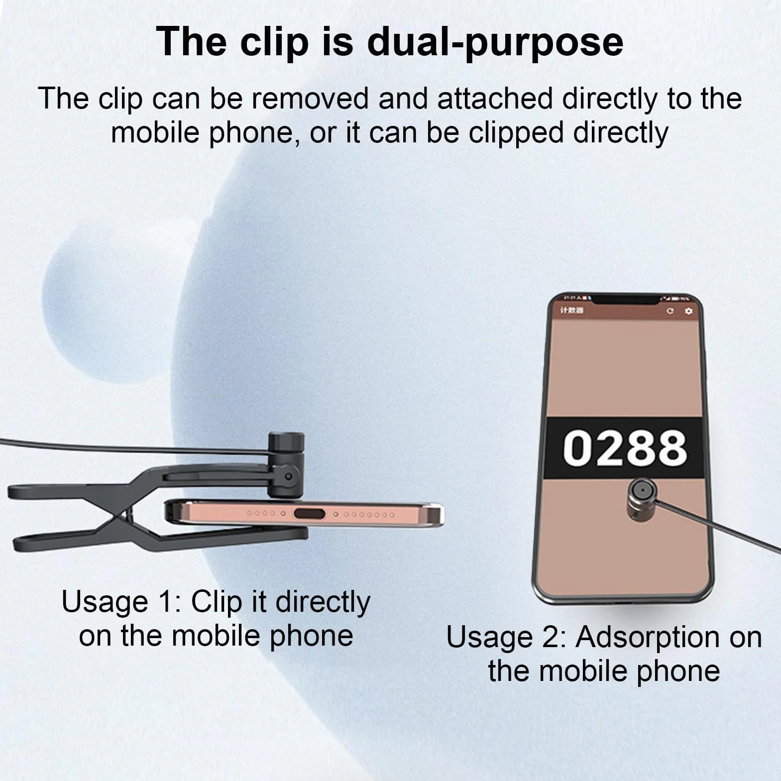 Tapeur Téléphone - Clicker Automatique | Dispositif De Cliquage Avec Vitesses Réglables Et Affichage Numérique Pour Jeux Test D'Applications PC Tablette