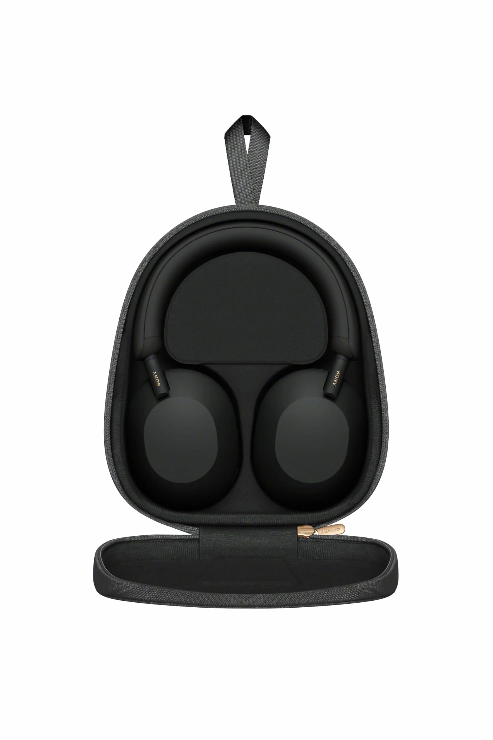 Sony WH-1000XM5 - Étui Rigide, Casque sans Fil Haut de Gamme à réduction de Bruit, Bluetooth, qualité d'appel Claire, Audio Hi Res, 30h d'autonomie, étui Rigide, iOS et Android - Noir