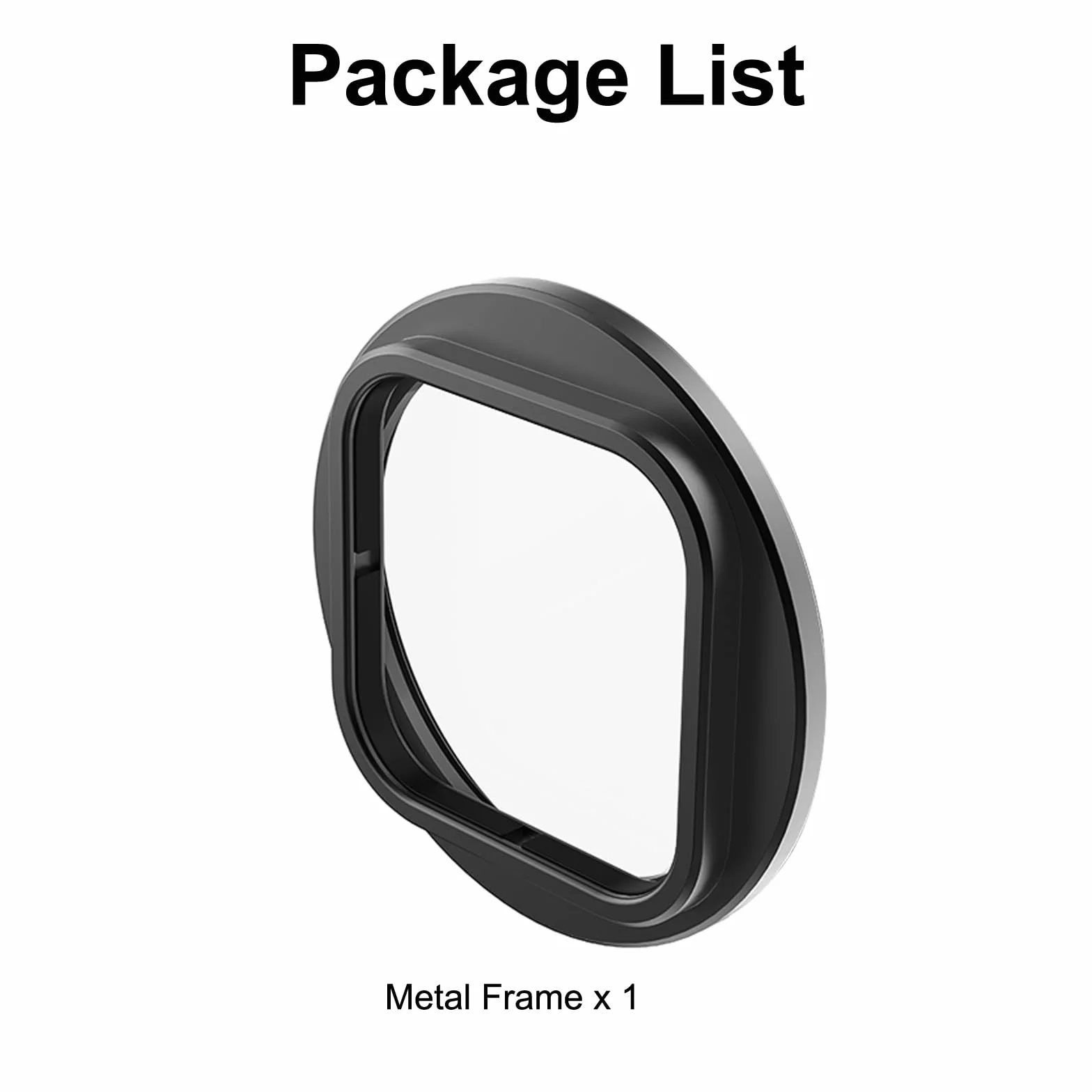 PULUZ Cadre d'objectif de Protection Objectif pour Insta360 Ace Pro 2, Support métallique de Filtre en métal pour filtres Ronds ND/CPL de 52mm