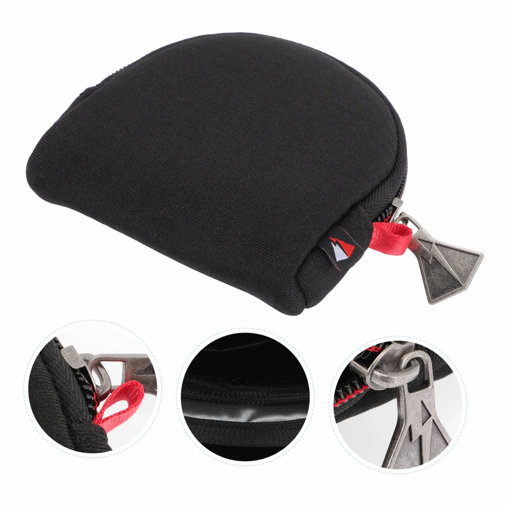 Étui Rond Léger et Pliable pour Filtre D'appareil Photo en Néoprène Plusieurs Styles Poches en Tissu Maillé pour Ranger Les Petits Accessoires Un Paquet Photo