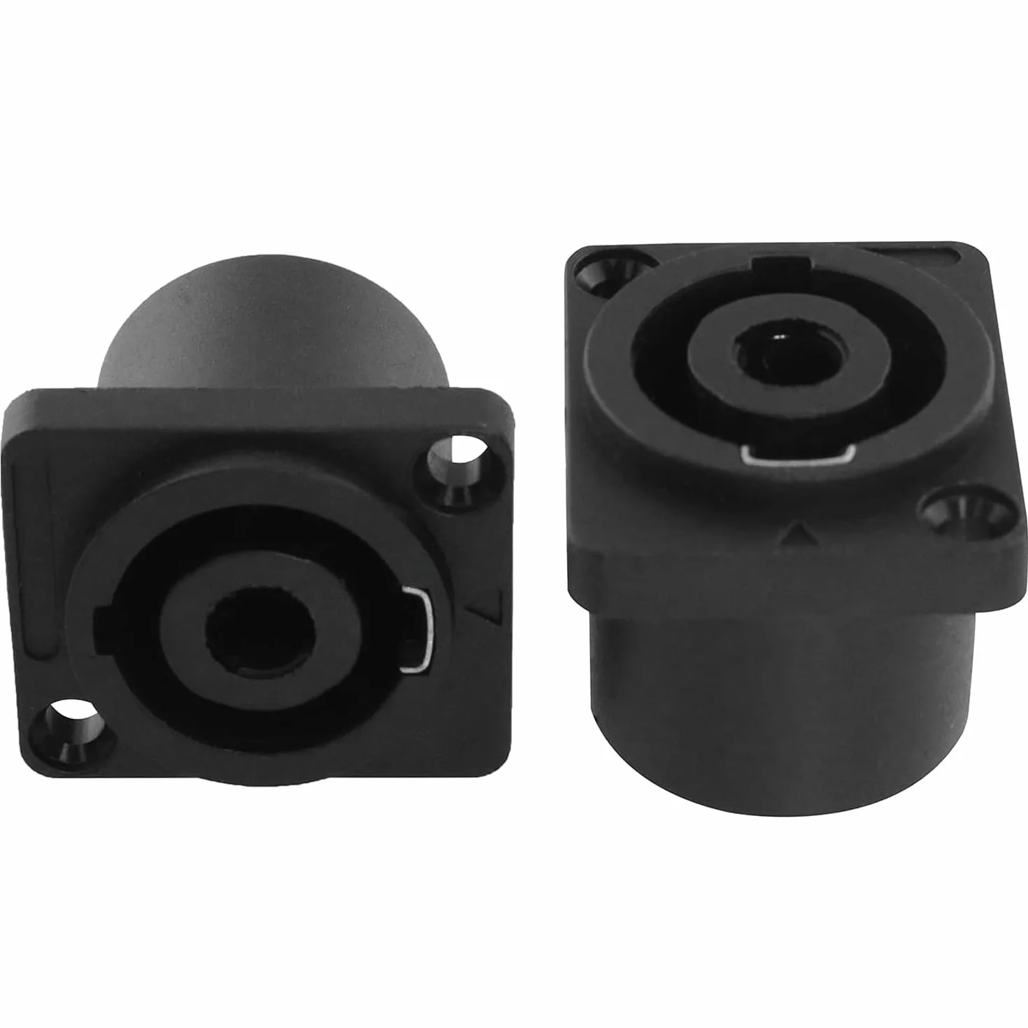 Greluma 6 pcs connecteurs femelles audio à 4 broches à verrouillage par rotation, compatibles avec les prises Speakon NL4MP, NL4MPR, NL4FC, NL4FX et NLT4X.