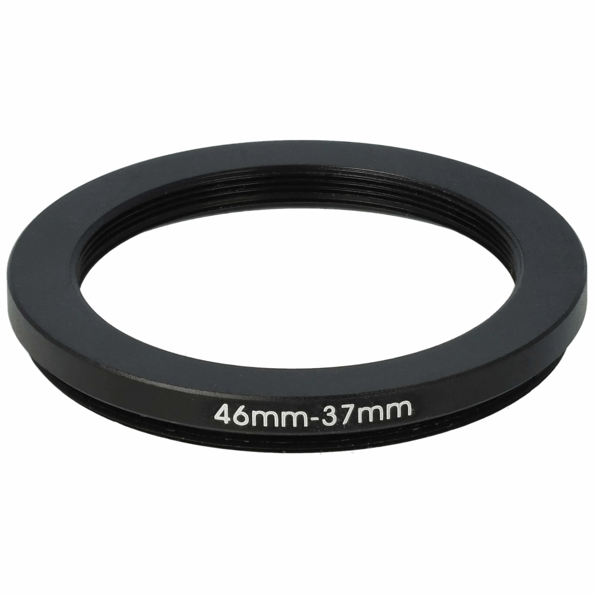 vhbw Bague d'adaptation de Filtre Step-Down de 46 mm vers 37 mm pour Objectif d'appareil Photo - Réducteur, métal Noir