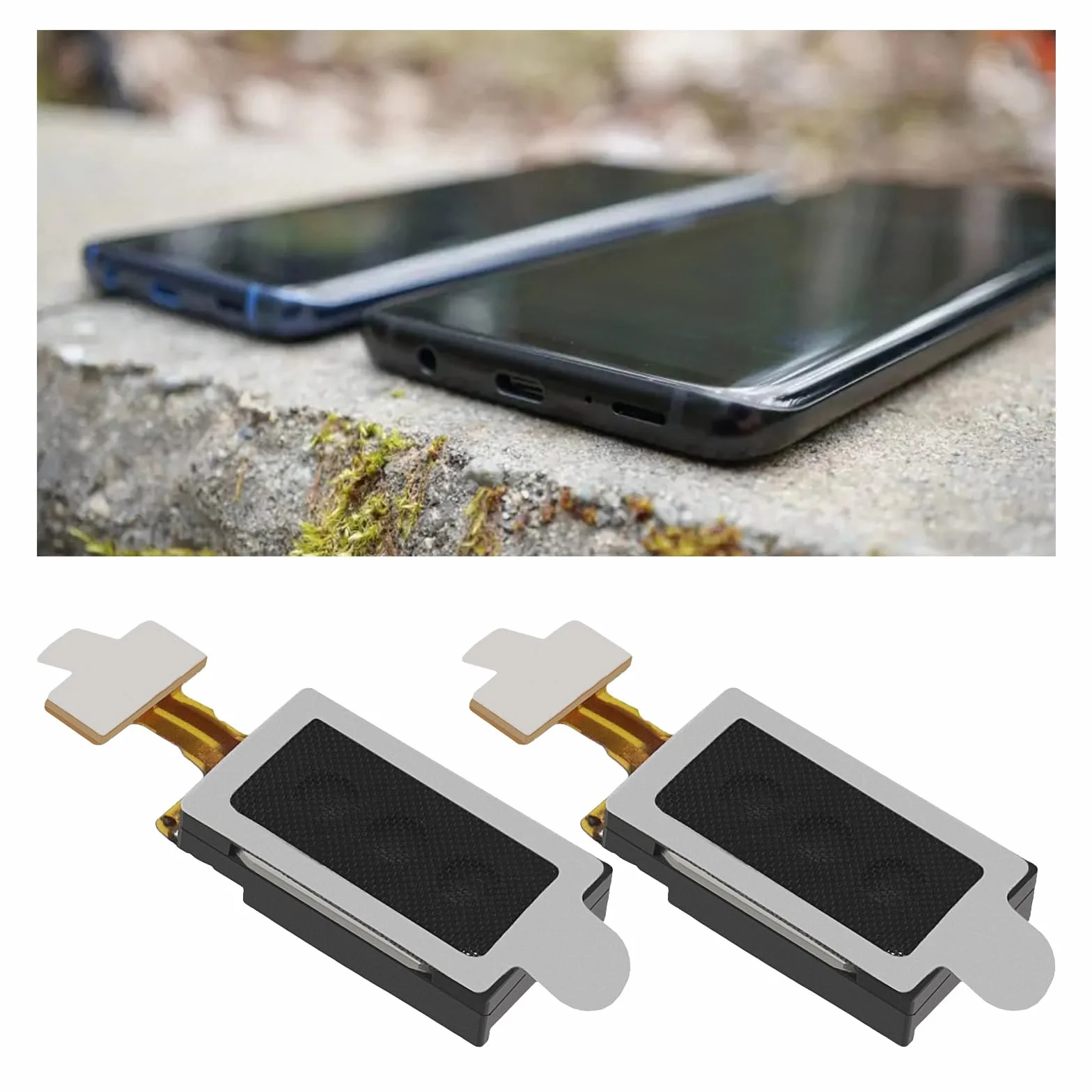 Lot de 2 haut-parleurs de rechange pour Samsung A32 5G A326B