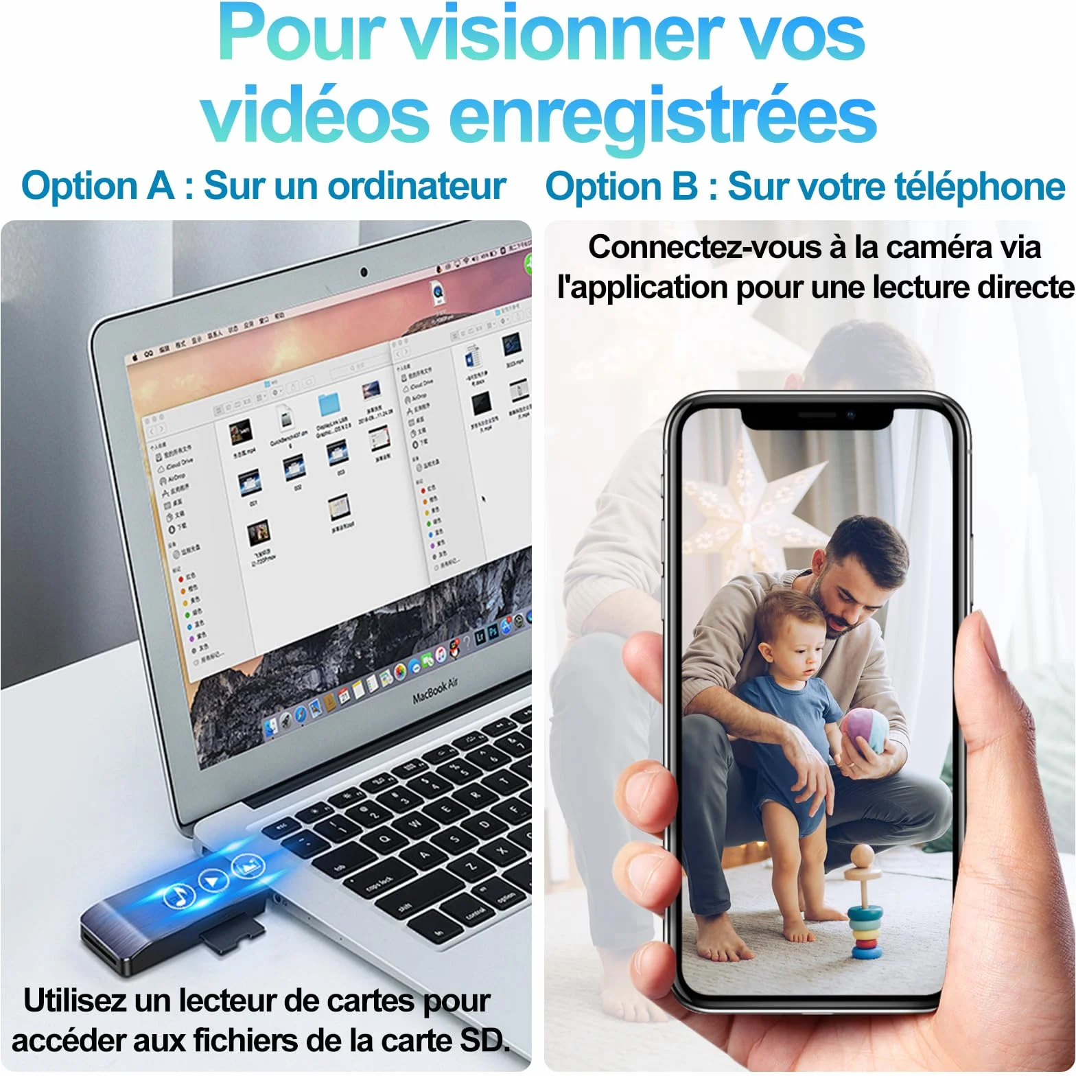 TANGMI Camera Espion, Hub de Charge 5-en-1 Mini Camera Espion sans Fil, WiFi 2.4G & 5Ghz 1080P HD avec Détection de Mouvement et Alertes Instantanées pour la Maison et Le Bureau