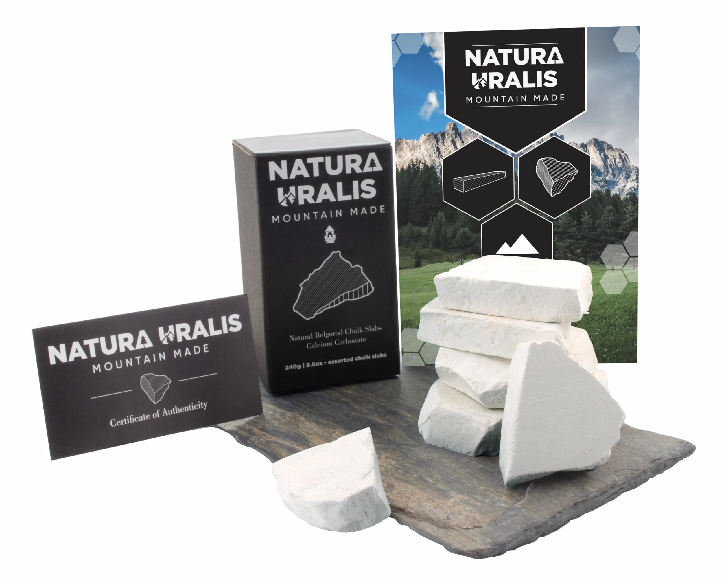 Natura Uralis Prime Belgorod Dalles de Craie 240g Craie Blanche