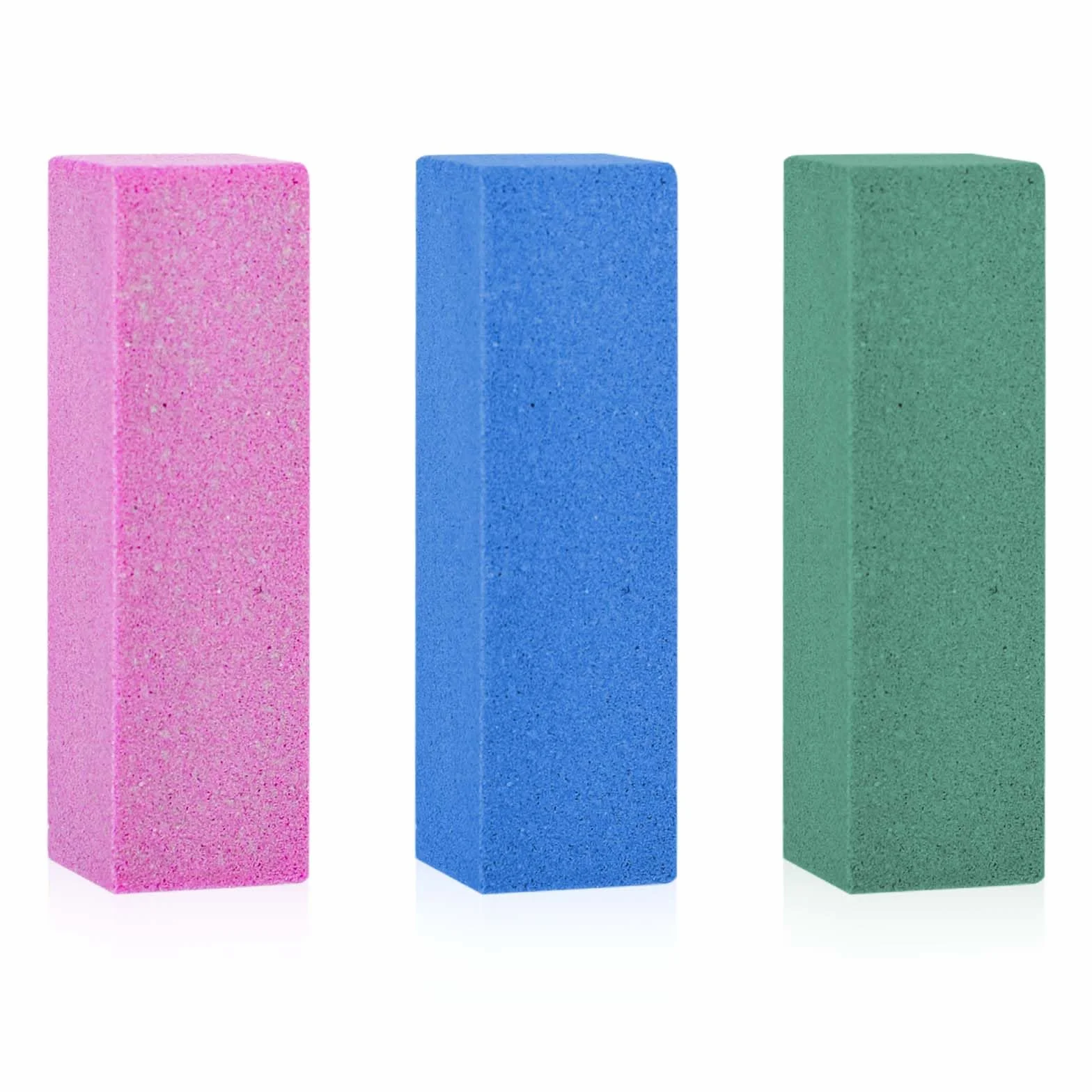 Pierre Abrasive en Caoutchouc pour Snowboard 3pcs Rose Vert Bleu