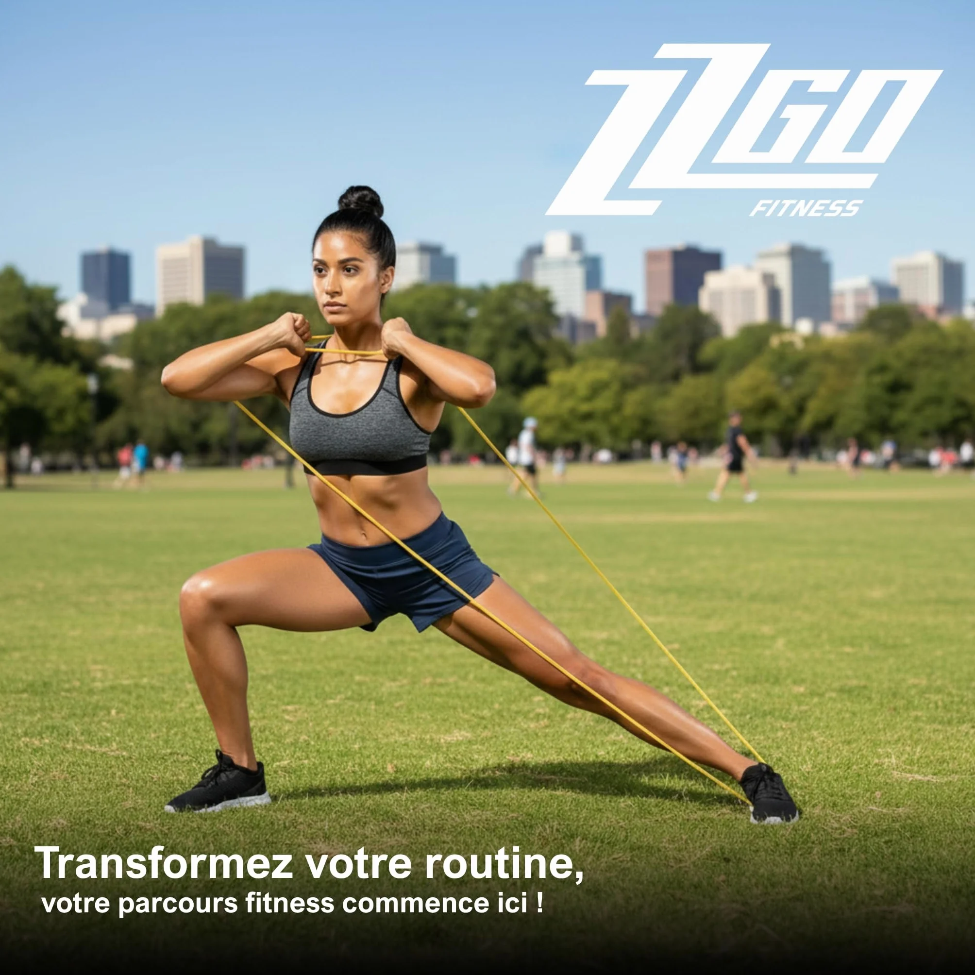 Bande Élastique de Musculation Latex Naturel Résistance Premium Entraînement Maison Salle Extérieur