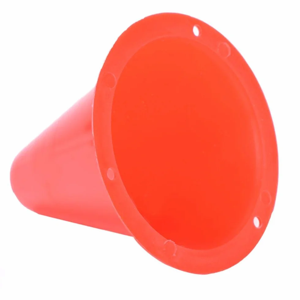 Cônes de trafic d'entraînement 10 pcs Football Cônes Marqueurs Barrières Plastique Accessoire