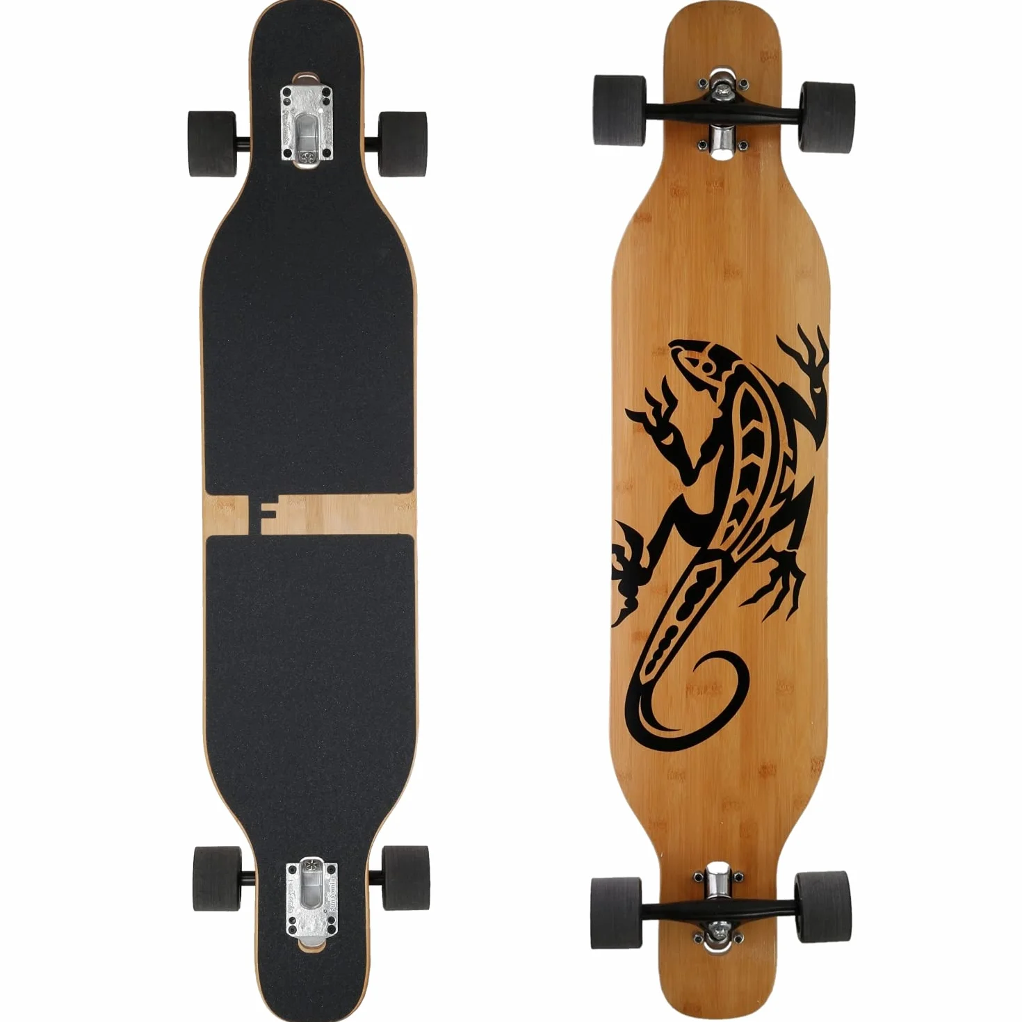 FunTomia Longboard Drop Through Cruiser 3 niveaux flexibles Roulement Mach1 Speed Outil en T